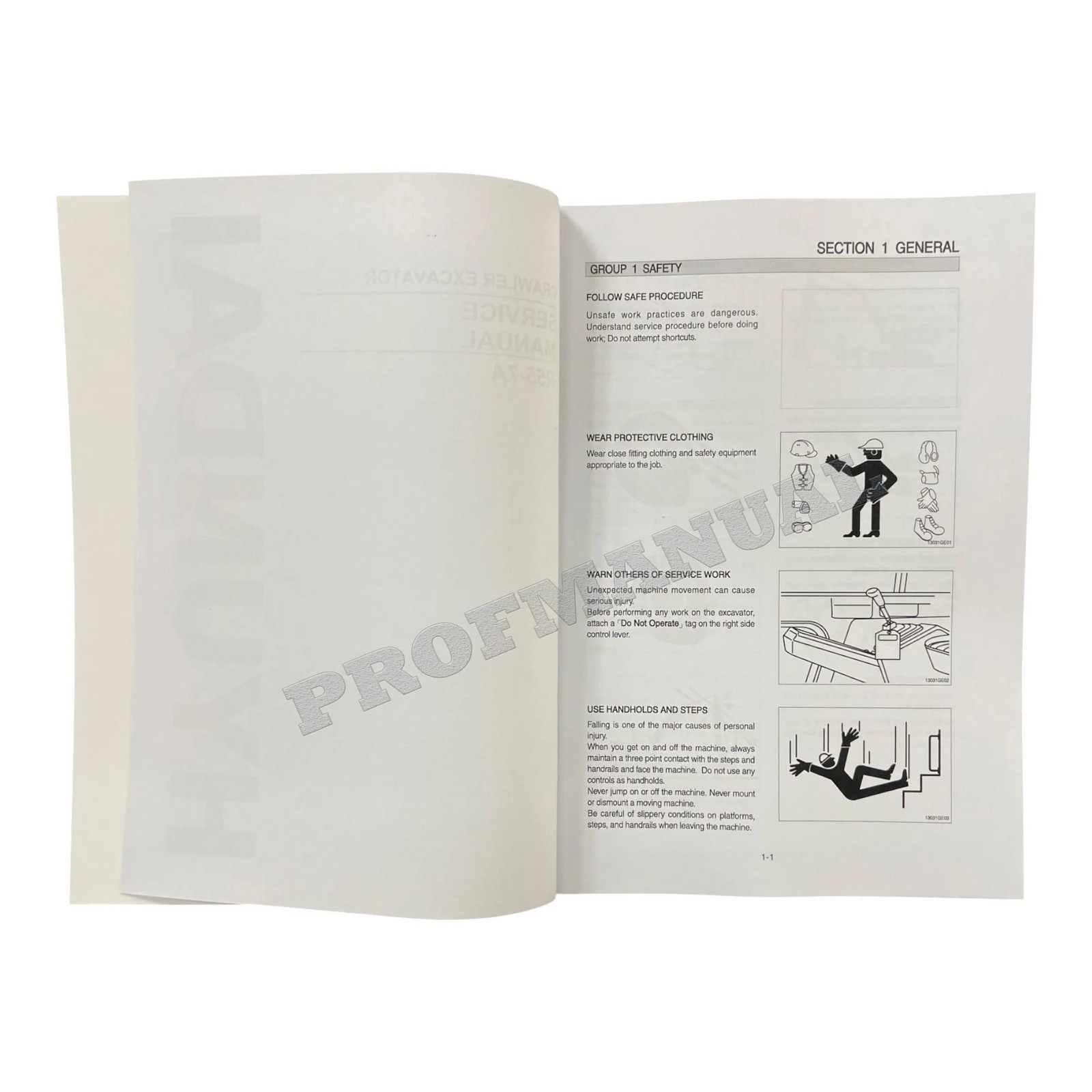 Hyundai R55-7A CRAWLER EXCAVATOR Hardcover Repair Service Manual