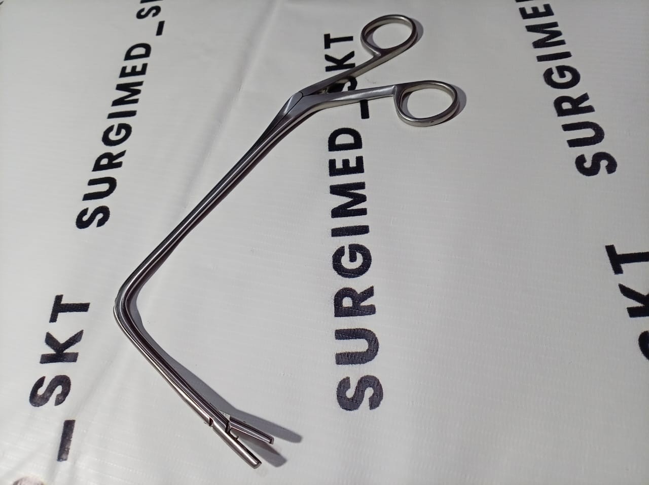 Jurasz Laryngeal Forceps (DOWN) 19CM ENT A+ Quality