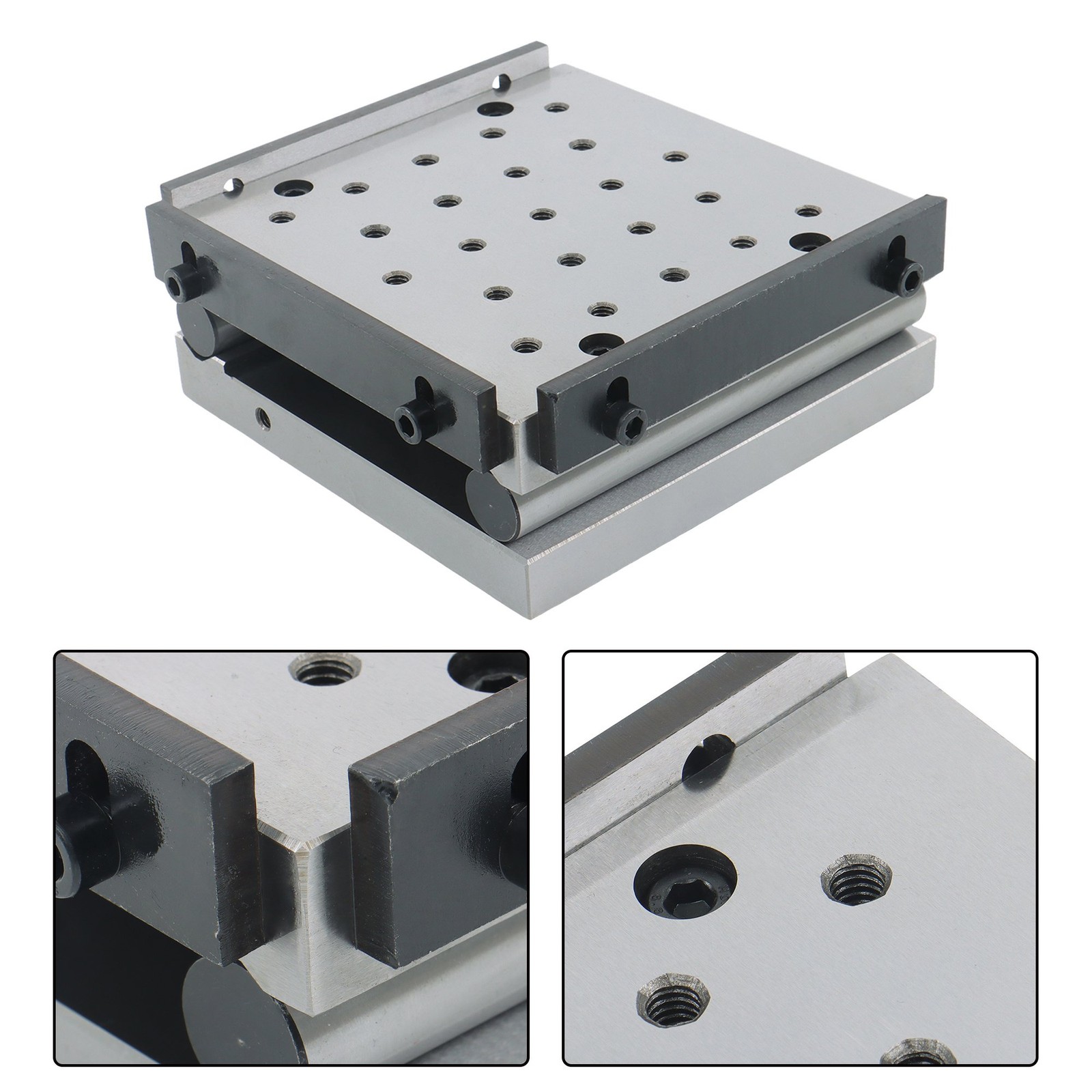 6″x6″x2″ Sine Plate 1/4-20 Tapped Holes 5″ Roll Precision Machining Tool