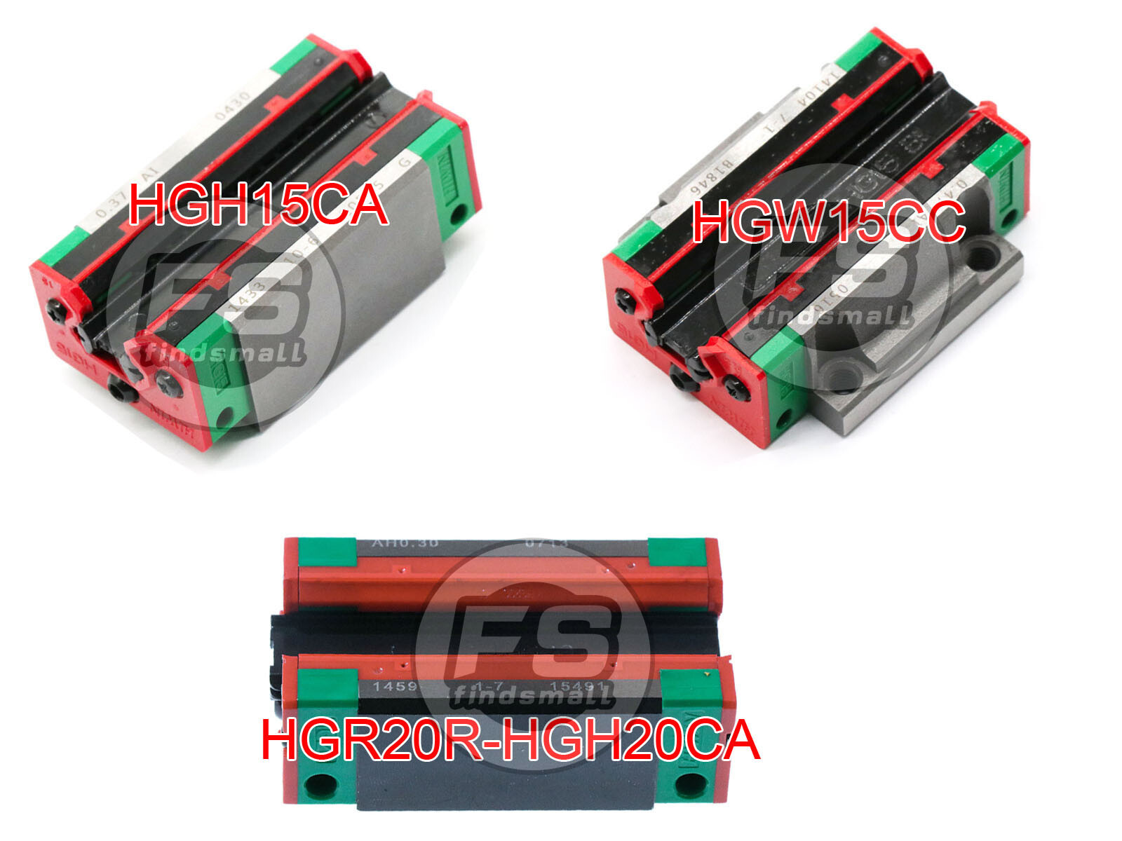 HIWIN HGH20CA HGH15CA HGW15CC HGR20R Square Rail Slide for HGH/HGW