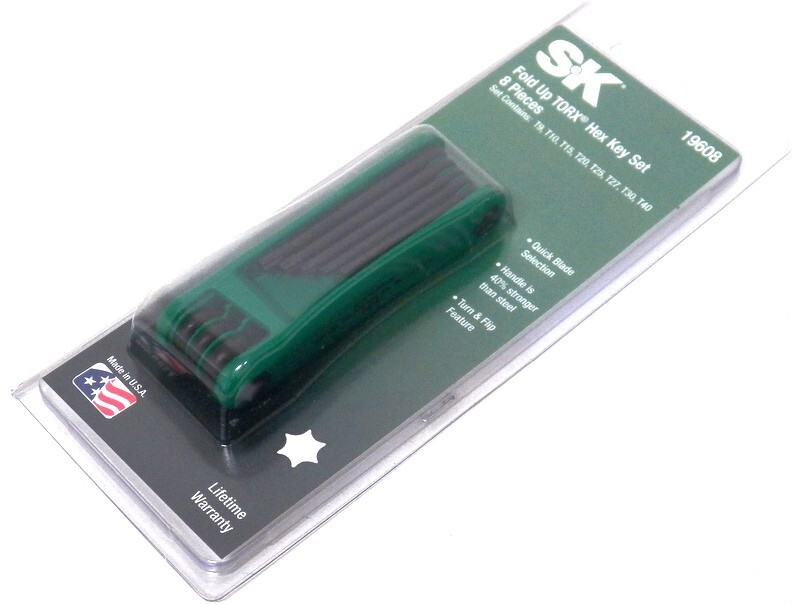 NEW USA MADE SK Hand Tools Torx Driver Set # 19608 ………….