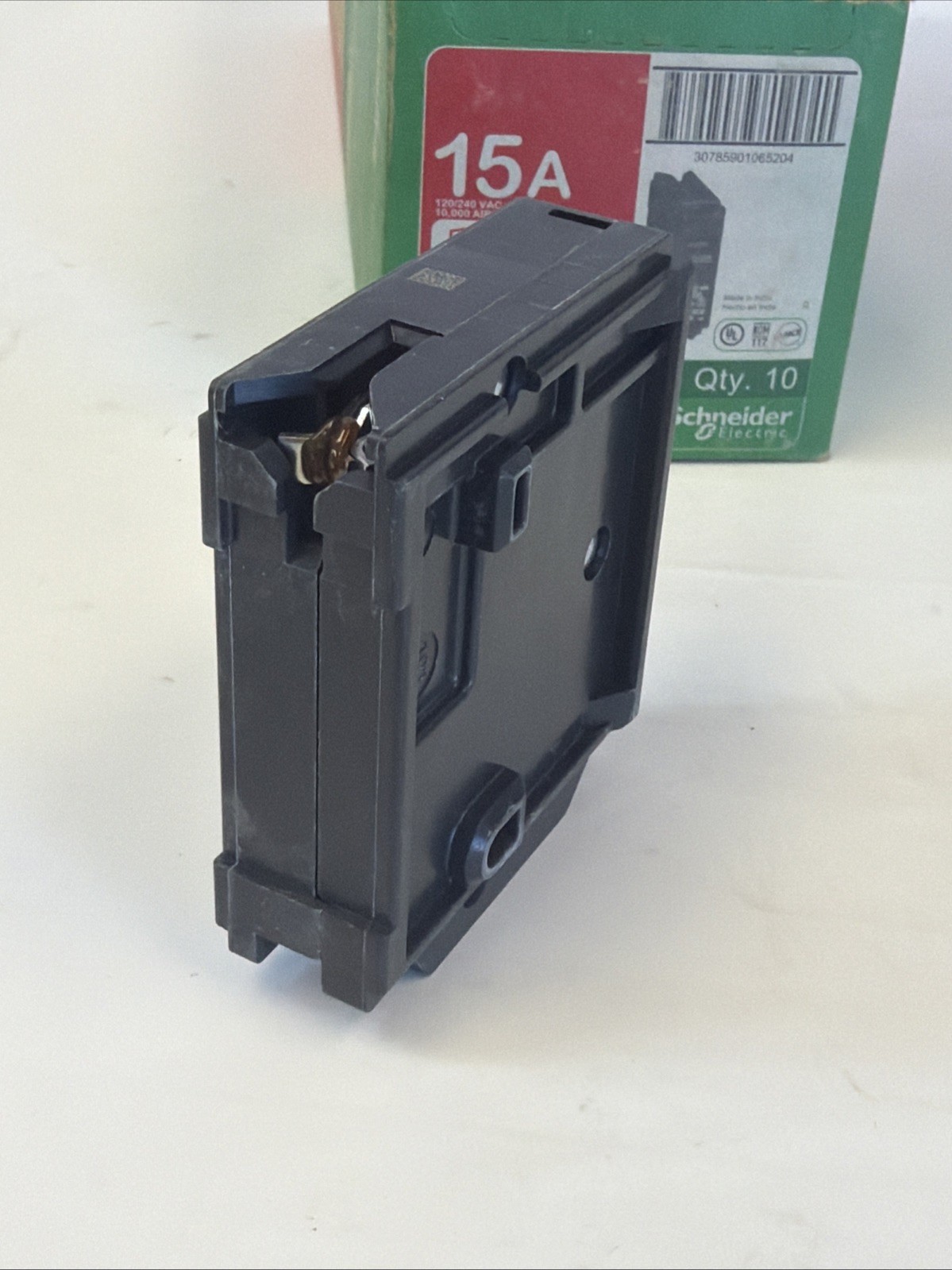 (10) Square D HOM115 1P 15A 120/240V Circuit Breaker *US SELLER* *10 NEW IN BOX*