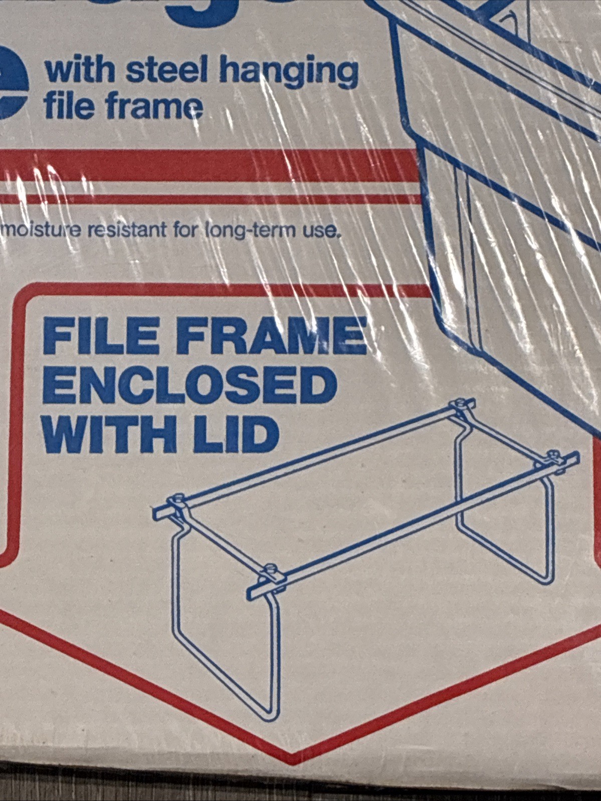 Rubbermaid Design A Space Long Term Storage File No. 8581 Steele Frame Vtg 1988