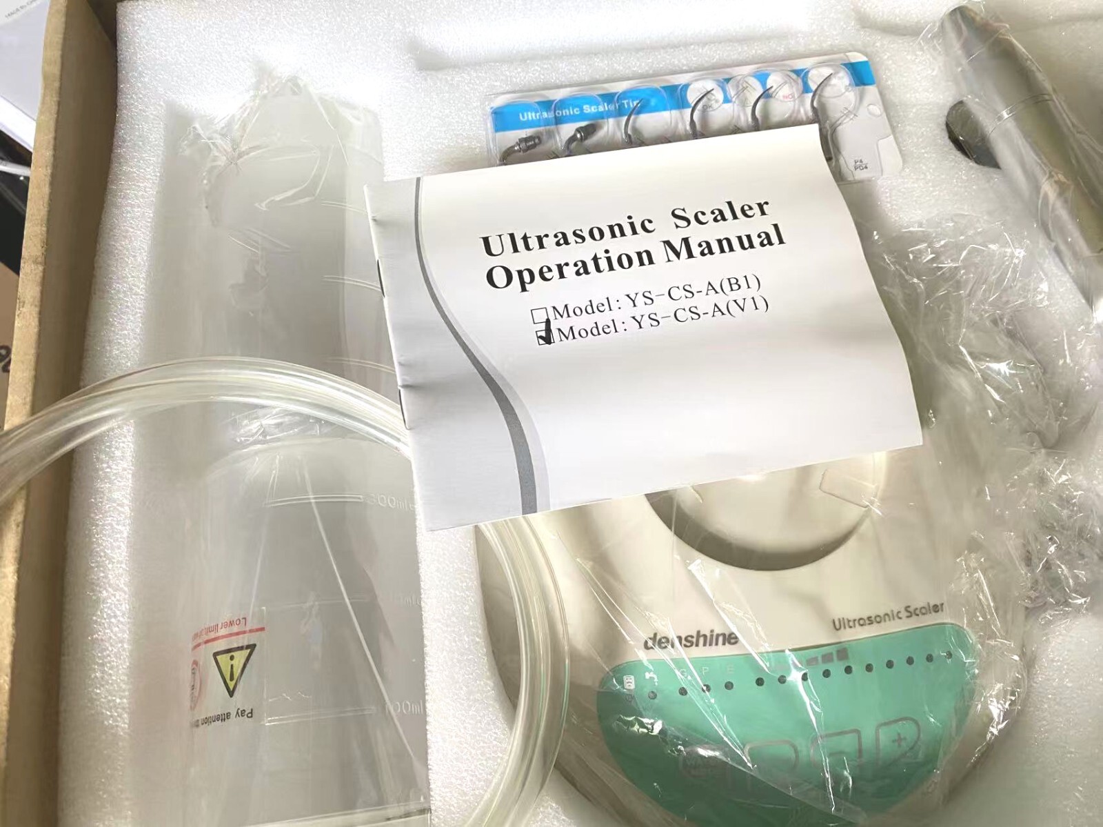 Denshine Ultrasonic Scaler YS-CS-A(V1) with LED Handpiece+6 Tips