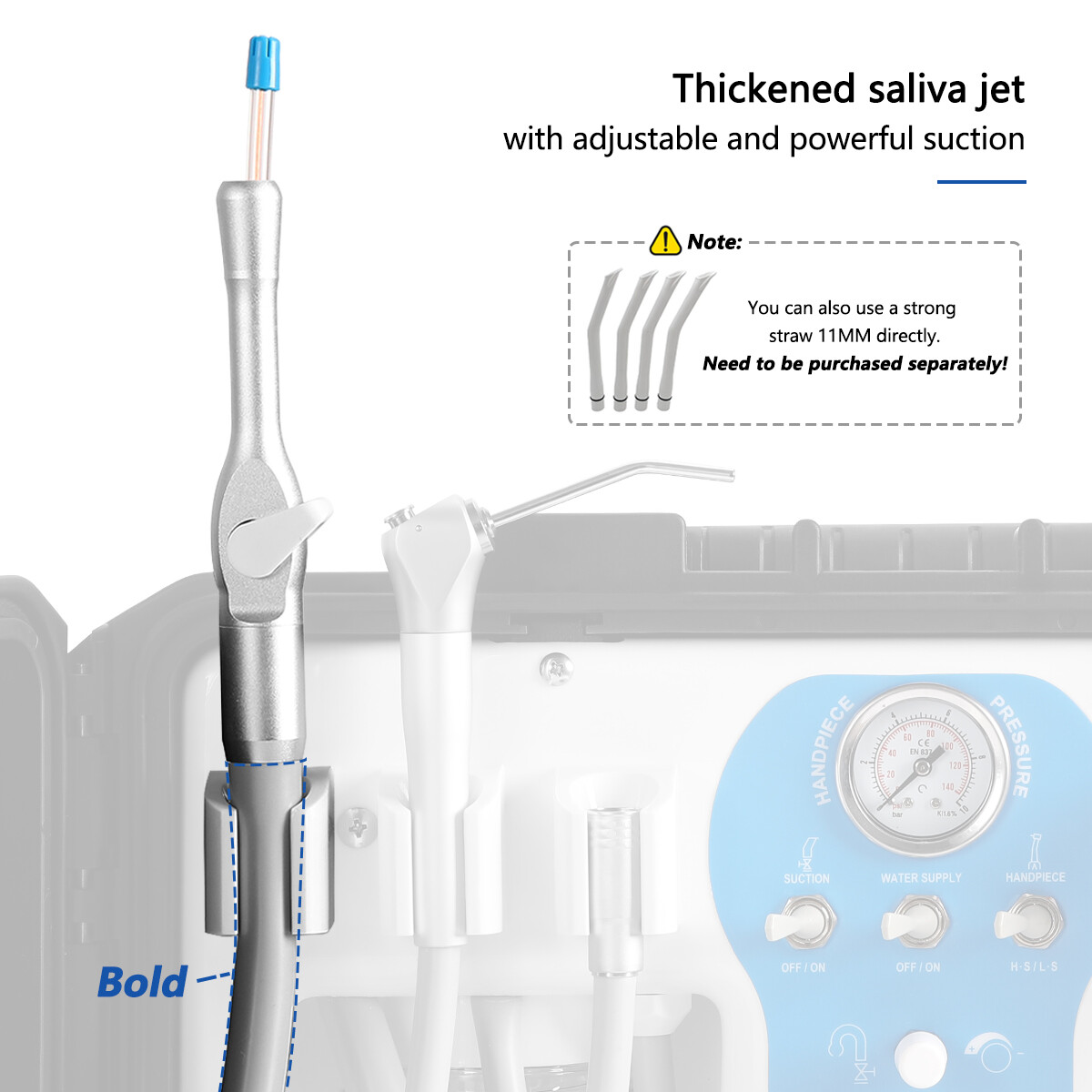 Portable Mobile Dental Delivery Unit with Air Compressor Suction System CE FDA