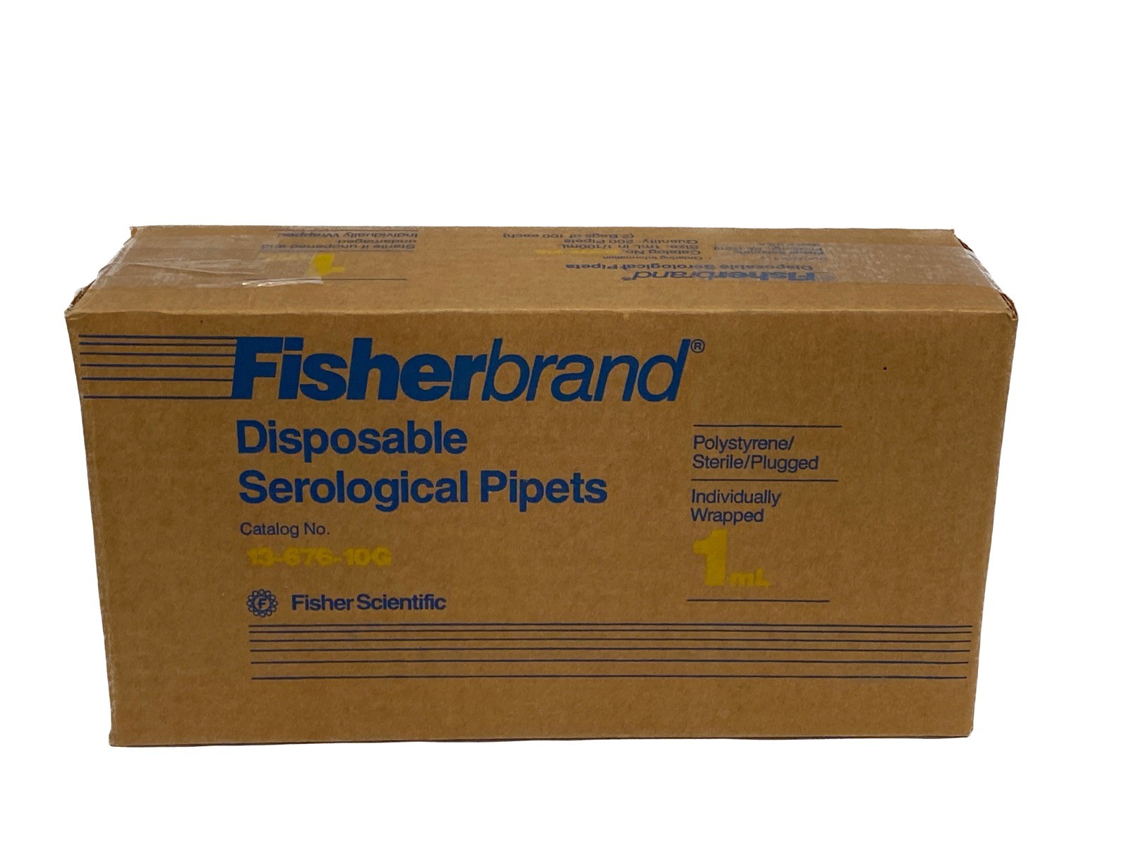 (200/Cs) FISHERBRAND 1mL Disposable Serological Pipettes w/Magnifier 13-676-10G