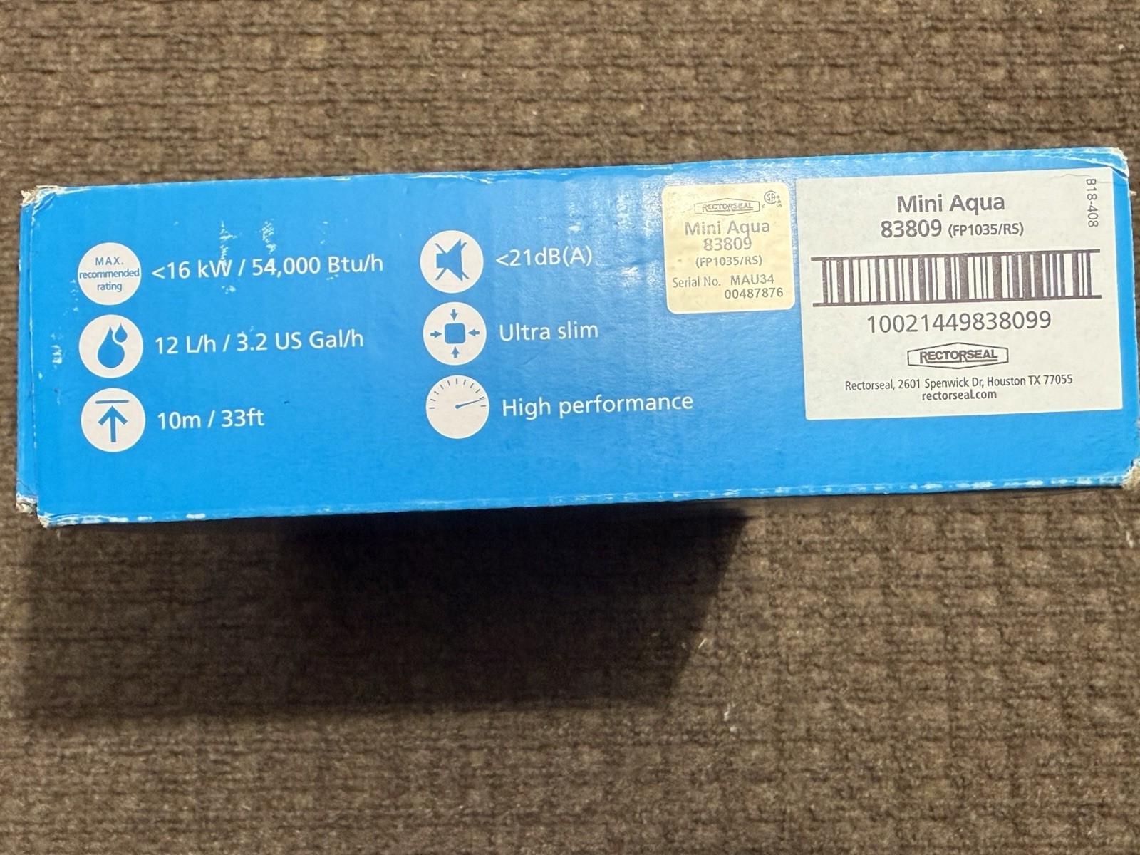 Aspen Pumps Mini Aqua 83809 Condensate Pump 230V – PARTS **READ**