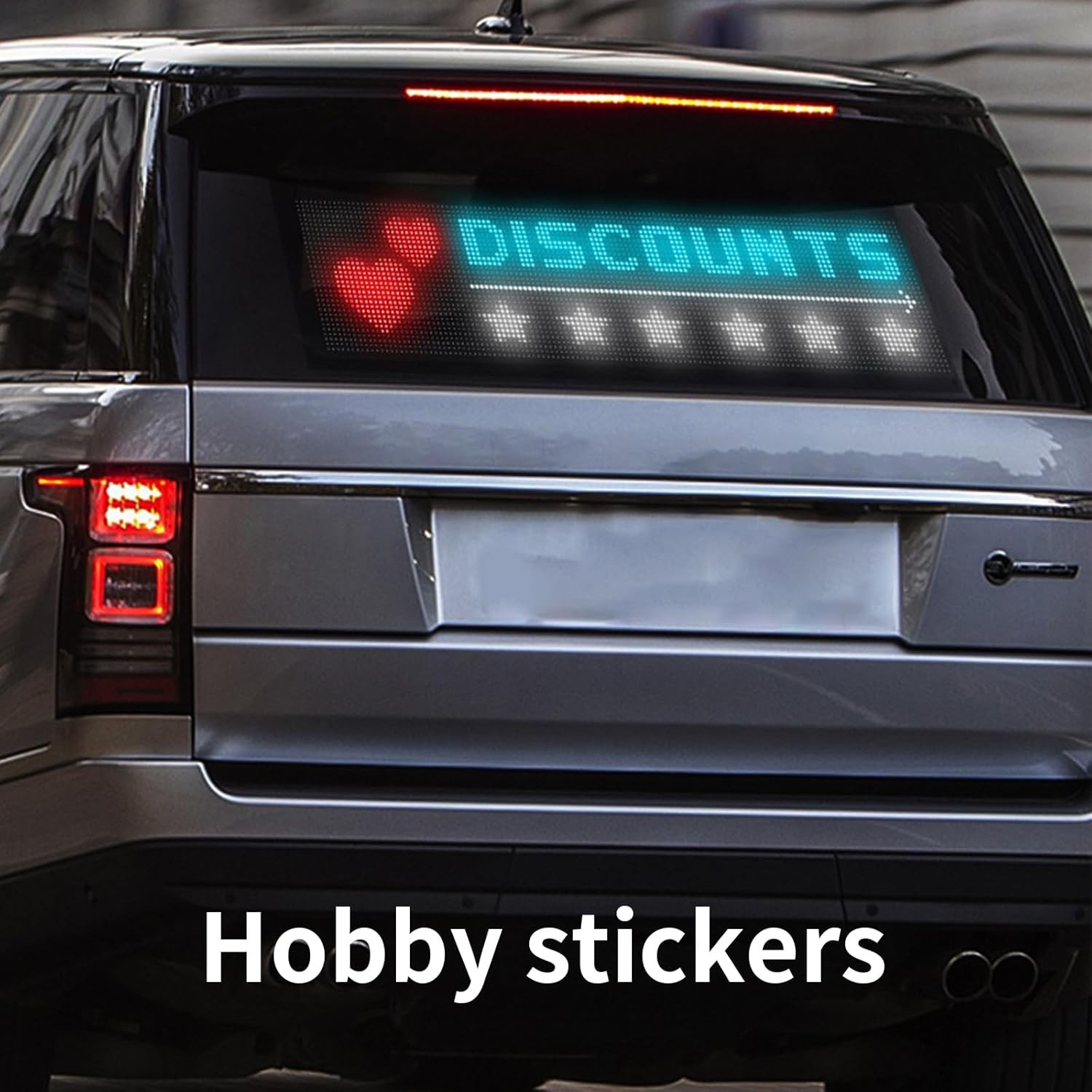 Flex Matrix LED 15inx3.6in Scrolling Sign Bluetooth APP Control DIY Design Text