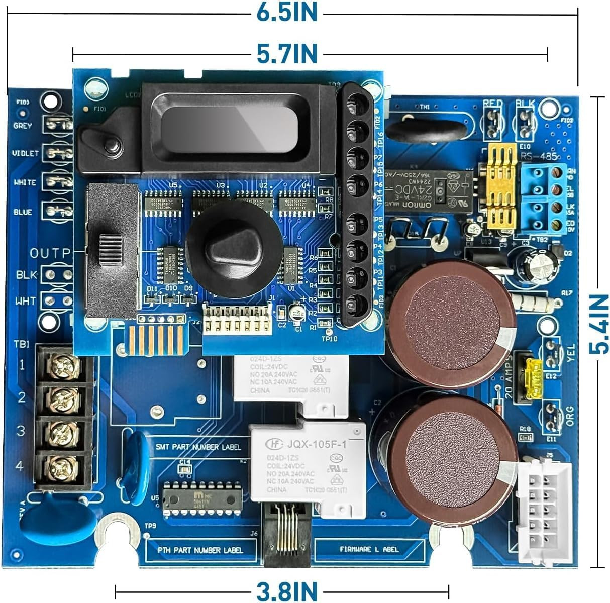 GLX-PCB-RITE Main Circuit Board & GLX-PCB-DSP Display Board Compatible with Hayw