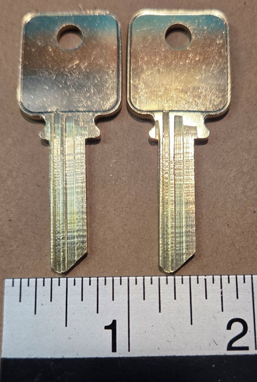 Medeco Patriot generic uncut blank key blanks – qty. 2 for 1 price – New