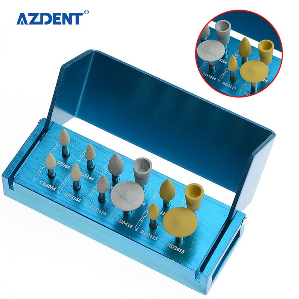 Dental Zirconia Intraoral Clinical Diamond Polishing Kit For Low Speed Handpiece