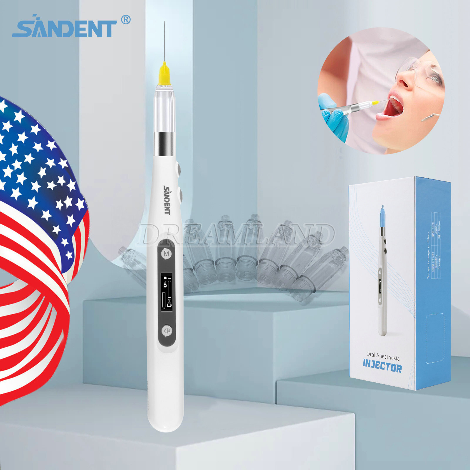 Dental Painless Oral Local Anesthesia Delivery Device Dental Anesthesia Injector