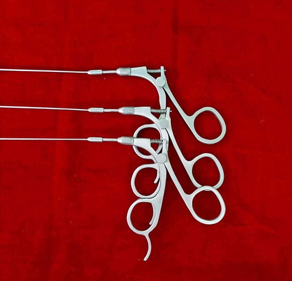 Hysteroscopy Semi Rigid Grasper 5fr 40cm SS Reusable Surgical Instruments – 3pc
