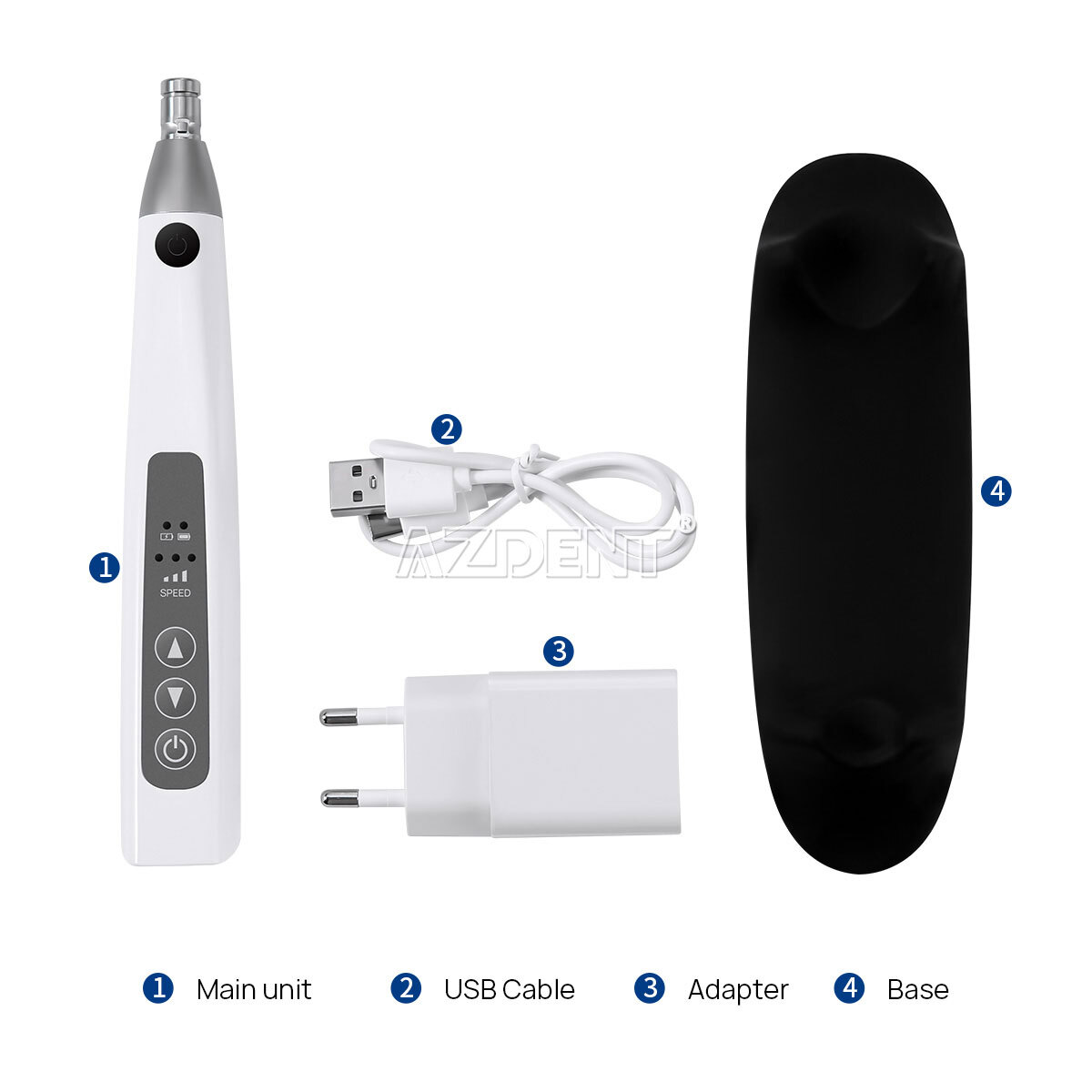 Dental Electric Hygiene Cordless Prophy Handpiece /35pcs HP Polishing Kit