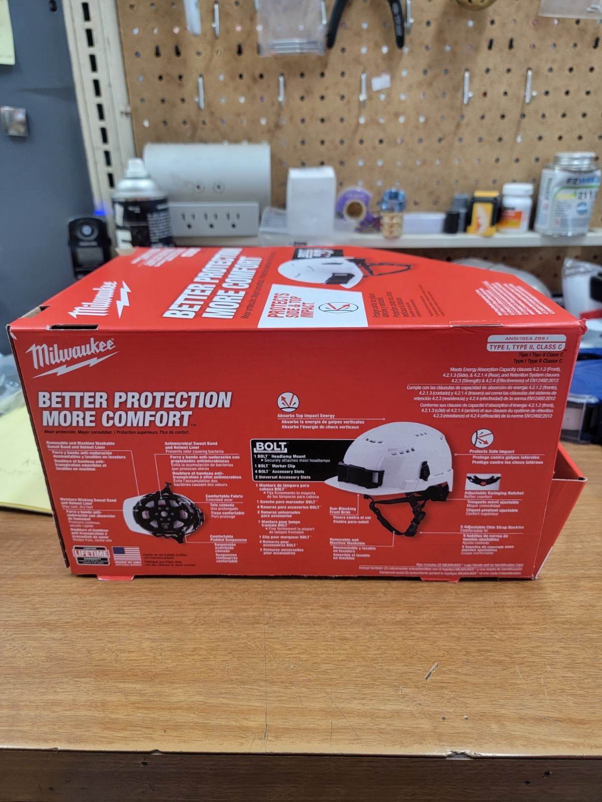 Milwaukee Tool BOLT Green Vented Safety Helmet (USA) – Type 2, Class C.