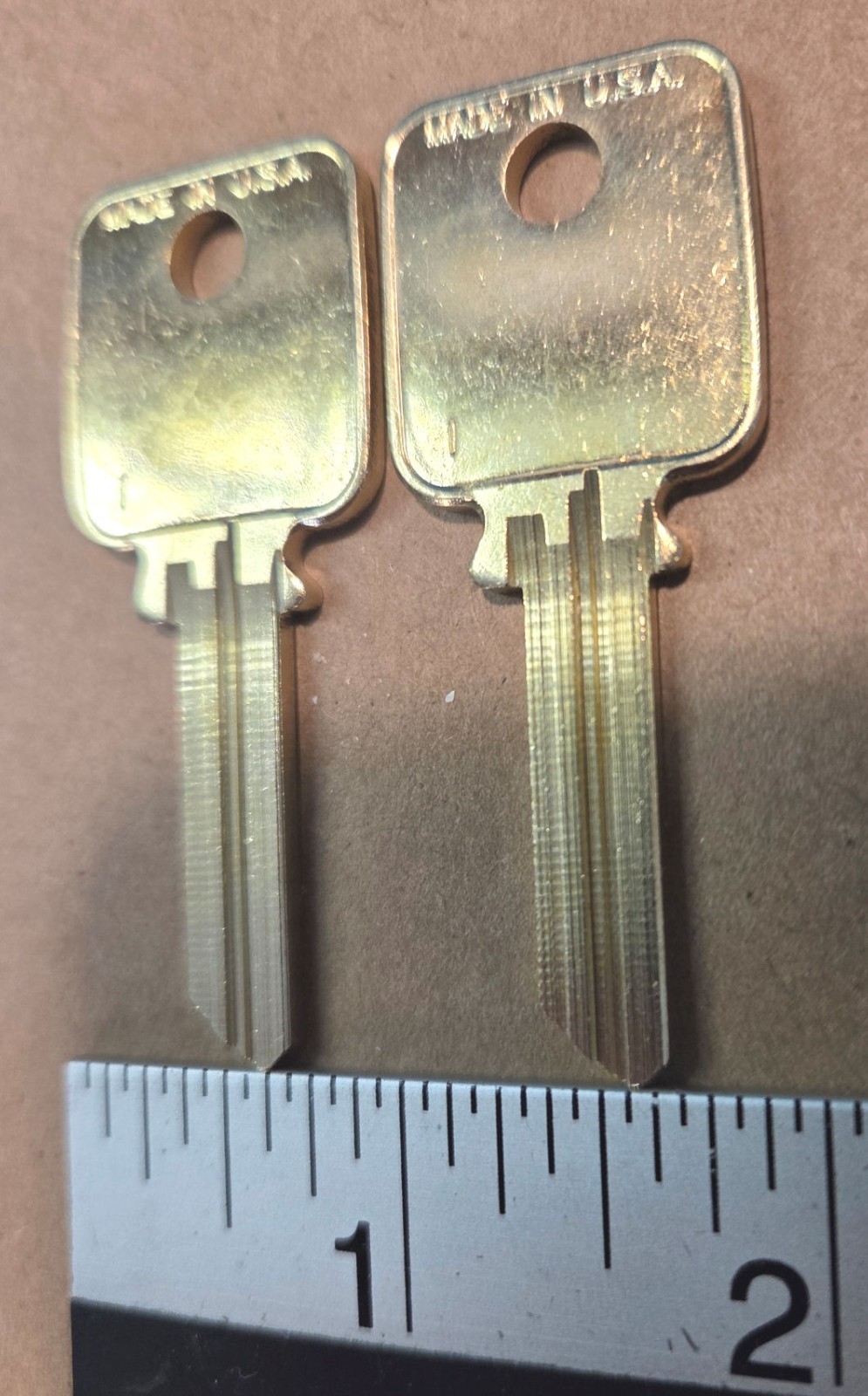 Medeco Patriot generic uncut blank key blanks – qty. 2 for 1 price – New
