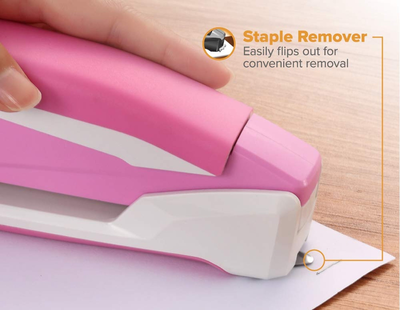 Bostitch Office InPower Spring-Powered Desktop Stapler, 20 Sheet Capacity, On…