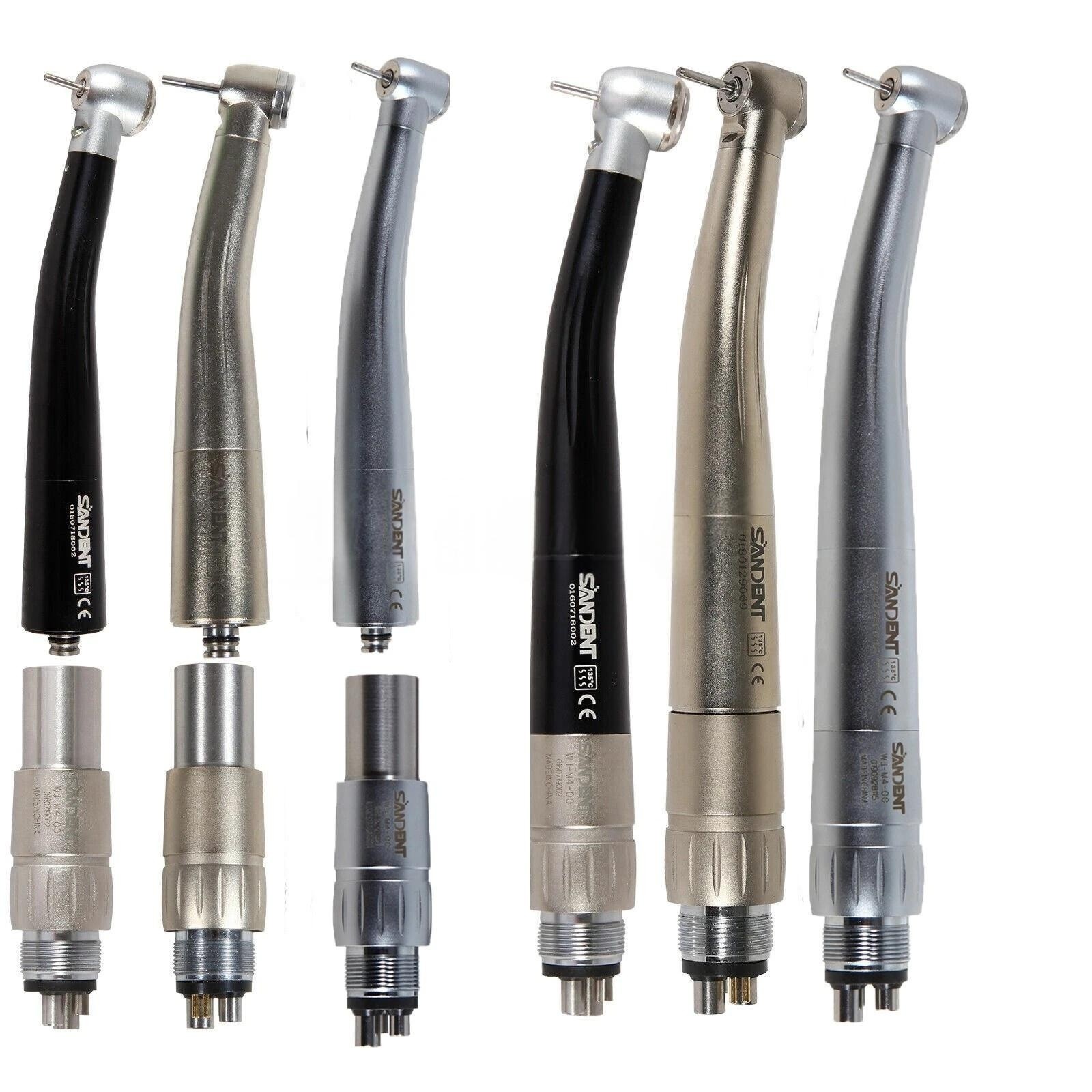 NSK Style Dental High Speed/E-generator/Fiber Optic LED Handpiece 4/6H Coupler