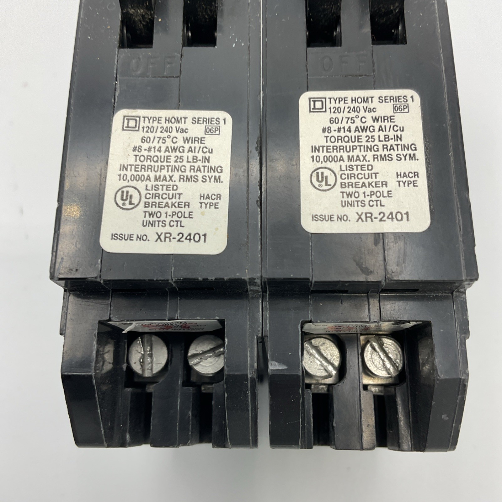 Square D HOMT2020 20 Amp 1-Pole 120V Tandem Circuit Breaker