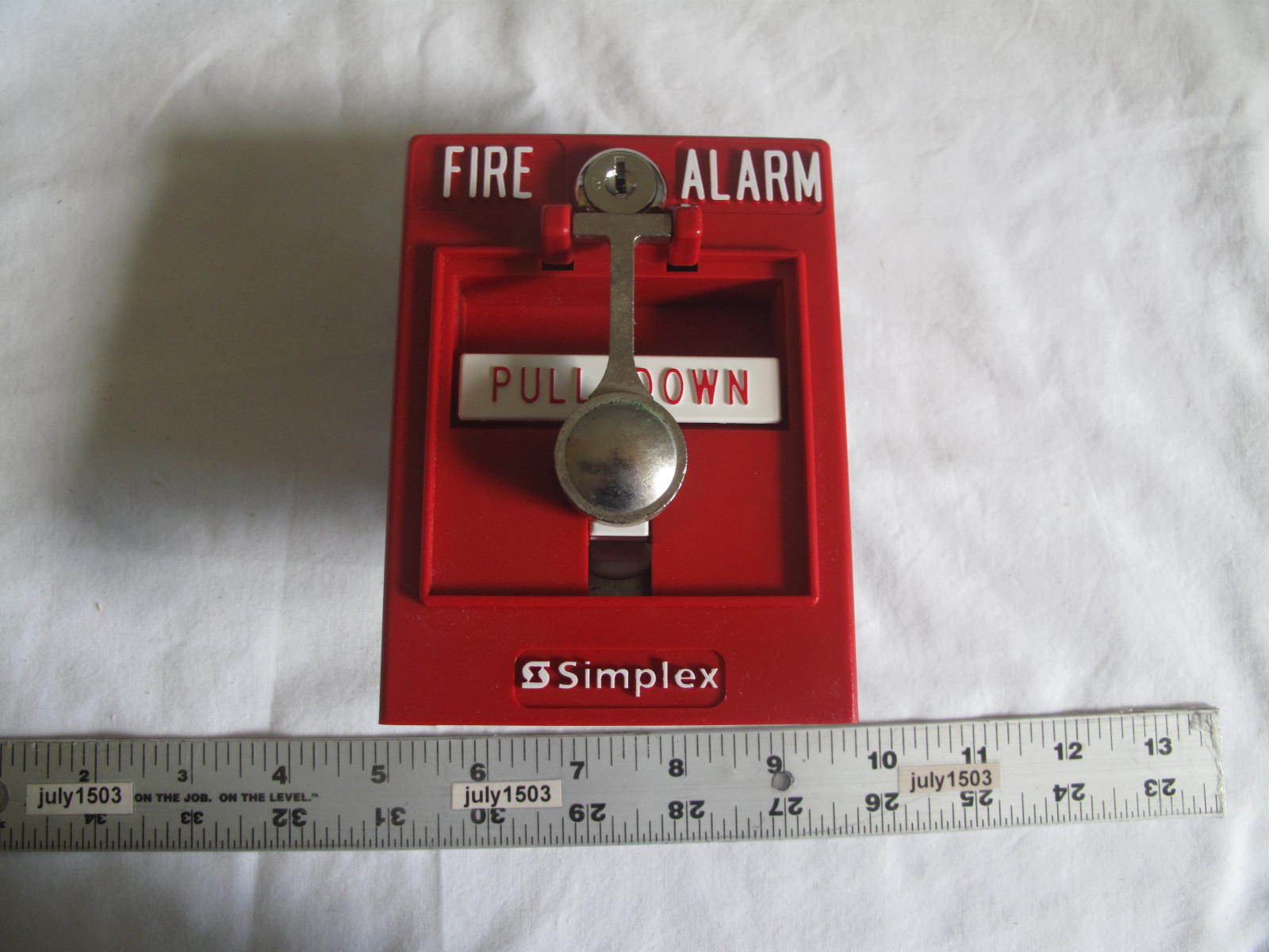 (1) NEW Simplex 4099-9002 Addressable Fire Alarm Pull Station Assembly