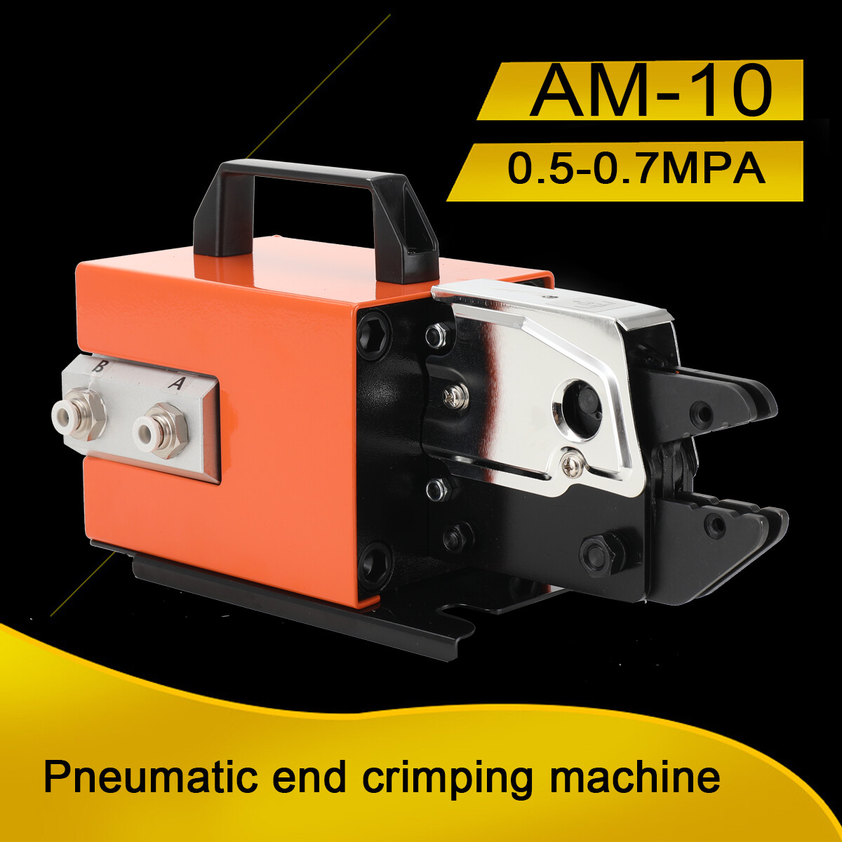 AM-10 Pneumatic Wire Terminal Crimping Machine Crimp Tool Air Powered Crimper
