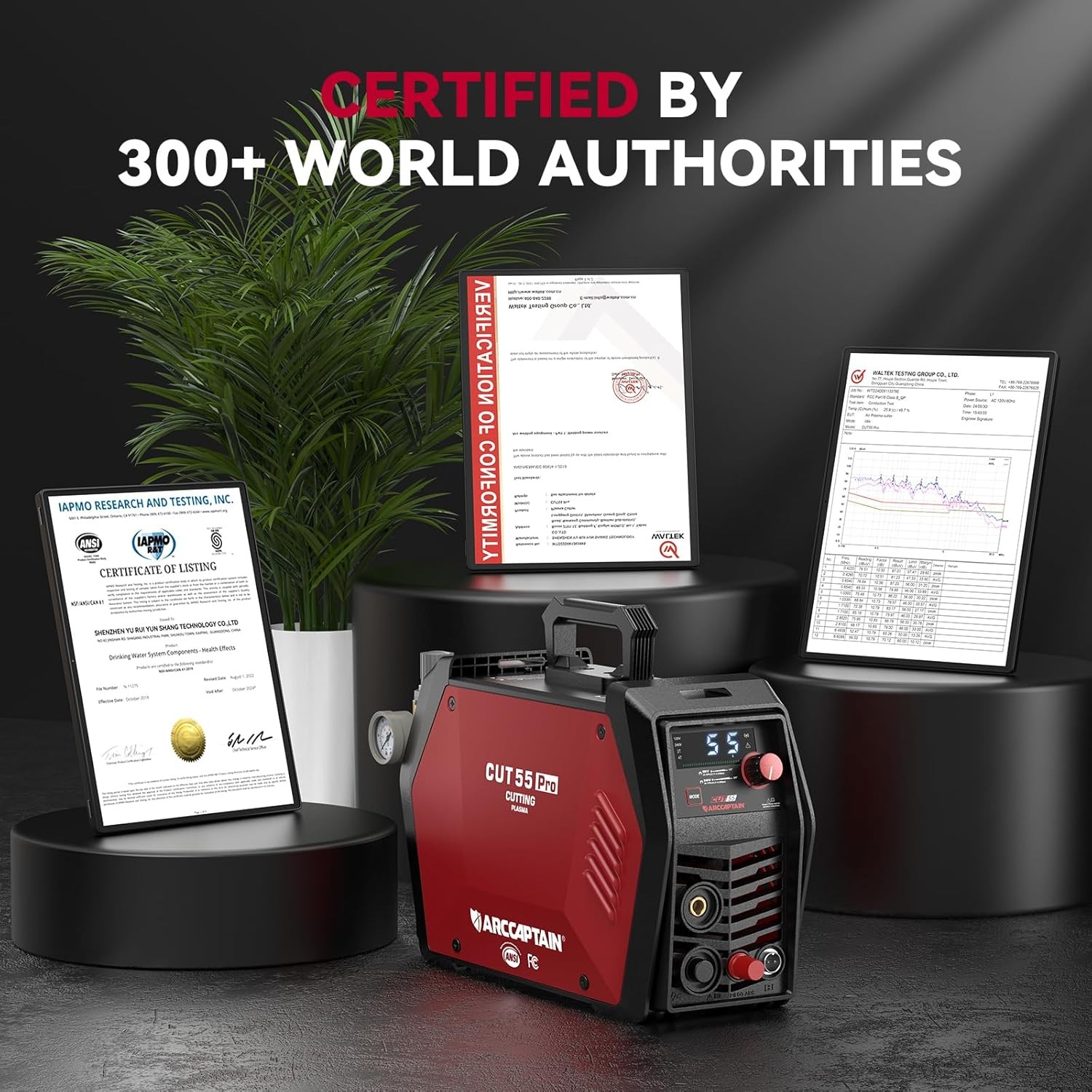 iControl Cut55 Pro Plasma Cutter APP Control 55Amp Non-Touch Pilot Arc 120V/240V