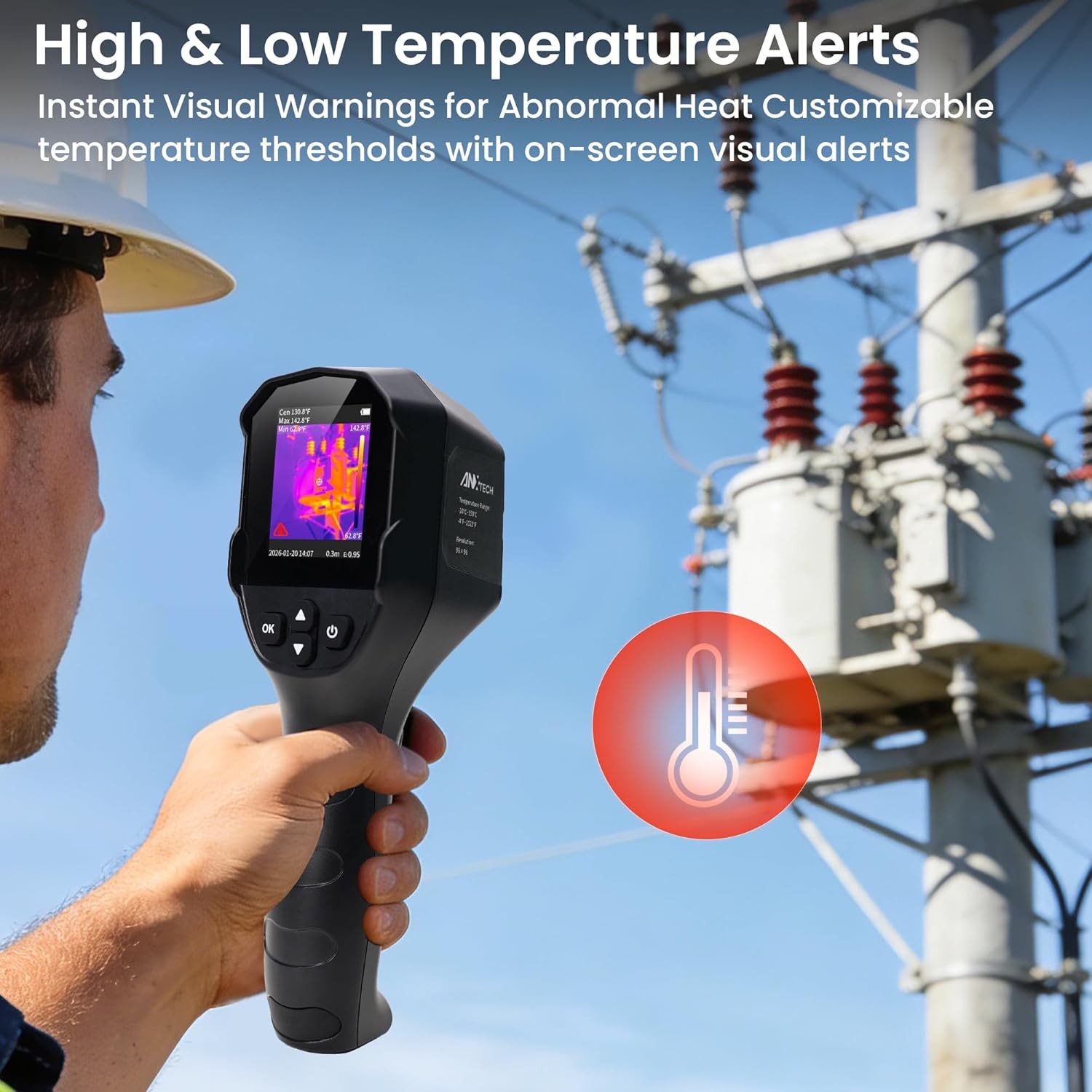 ANXTECH Infrared Thermal Camera ISR Resolution 240×240 Thermal Imaging Camera