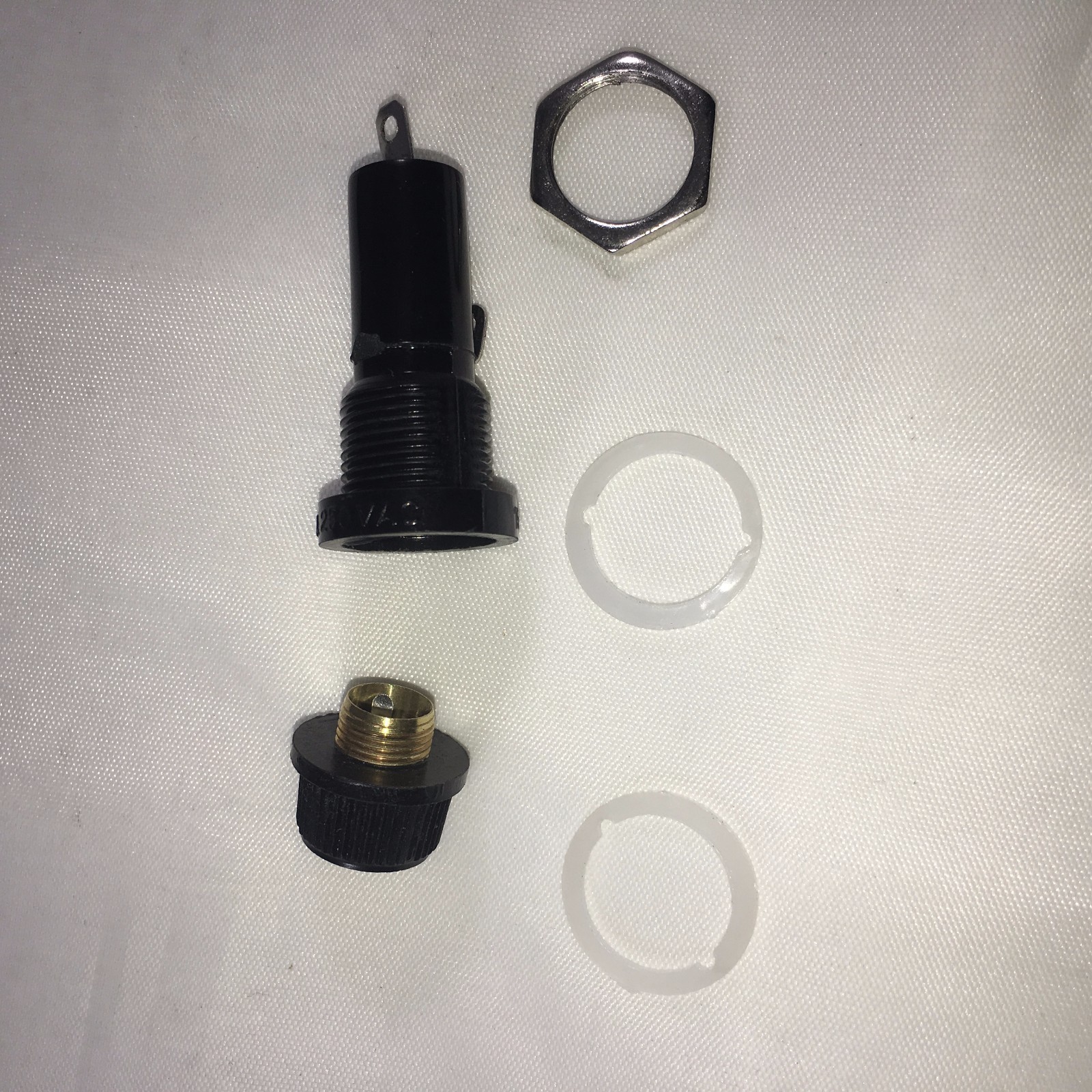 Panel Mount Screw Cap Fuse Holder Case for 6X30 MM Glass Tube FUSE – 10 Pack
