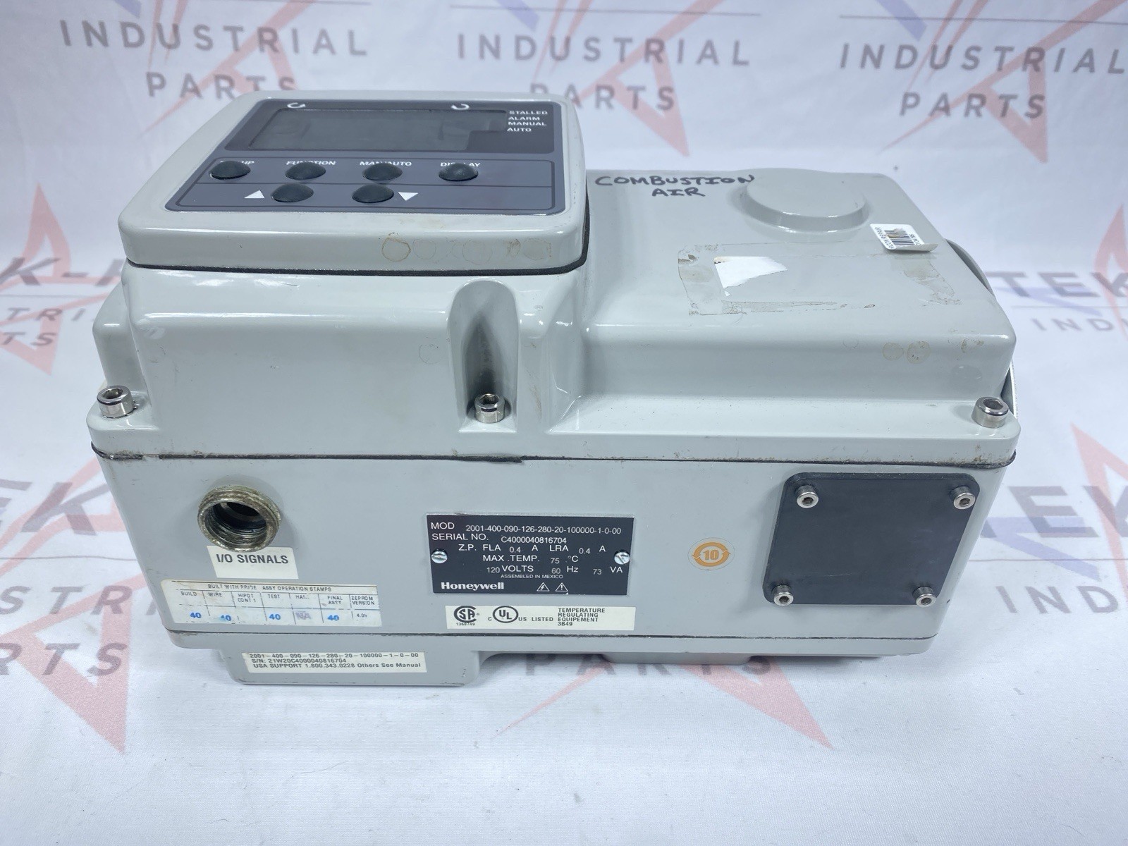 Honeywell 2001-400-090-126-280-20-100000-1-0-00 Temp. Regulating Overnight Ship