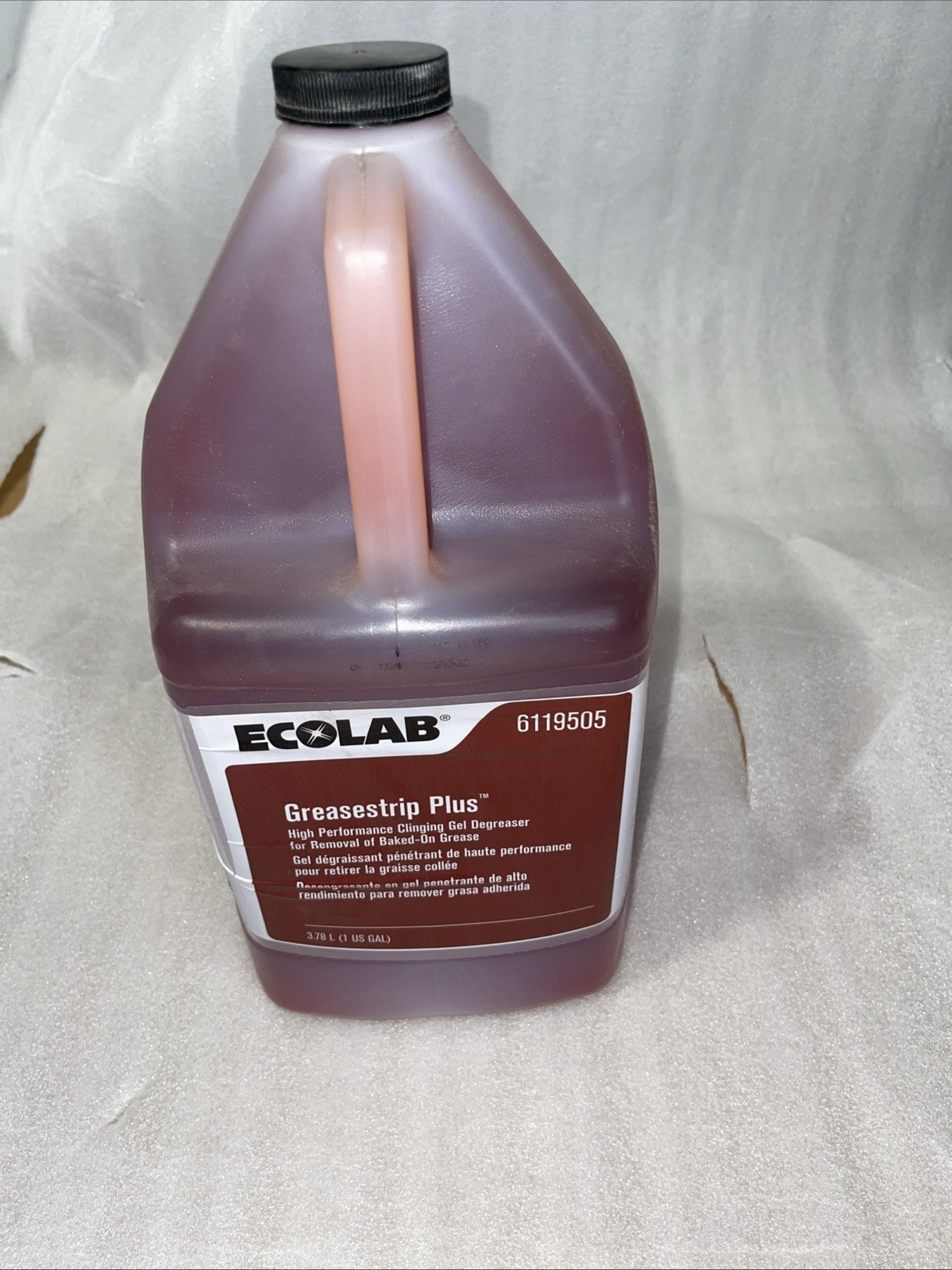 Ecolab 6119595 Grease strip Plus High Performance Clinging Gel Degreaser.