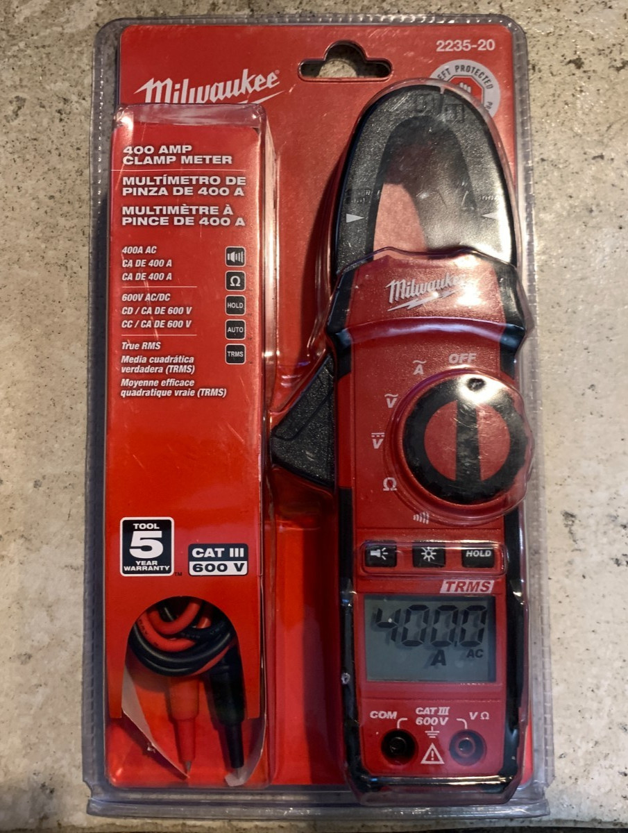 Milwaukee 223520 400 Amp Clamp Meter