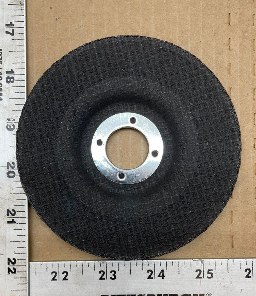SAIT Pipiline 4-1/2 x 1/8 A24R-BF Grinding Wheel Type 27 13,300RPM Ferrous Metal