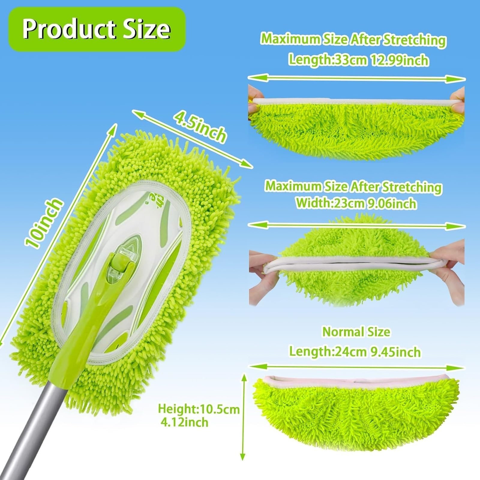 Reusable Microfiber Mop Pads Wet/Dry 4 Pack for Swiffer Sweeper