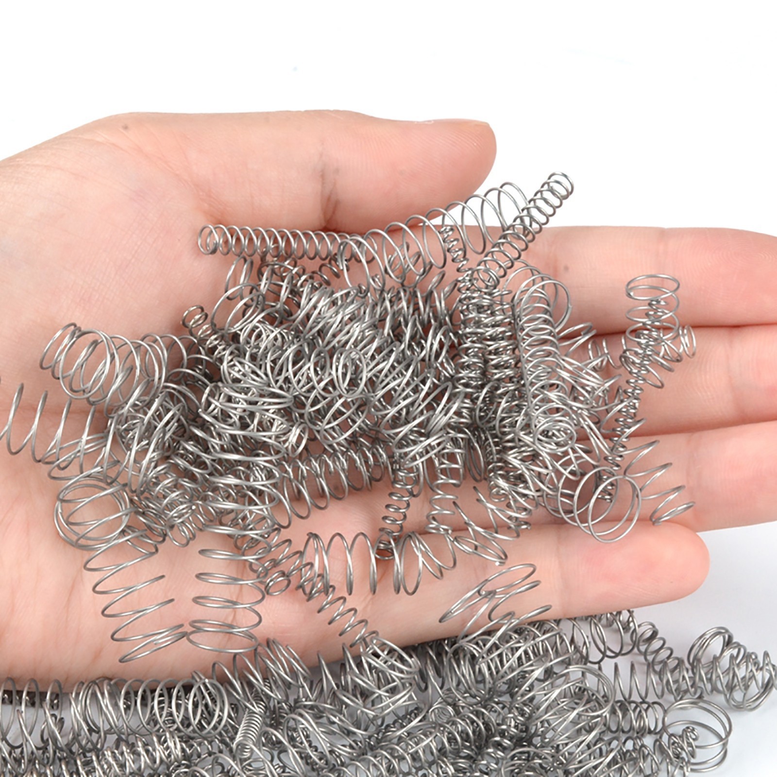 10x 0.6/0.7/0.8mm Wire Dia Stainless Steel 304 Compression Pressure Small Spring