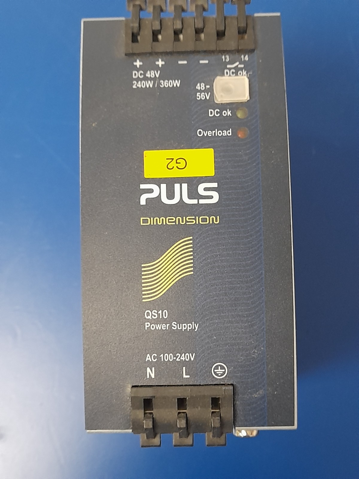 PULS QS10.481 DIN rail power supplY for 1-phase system 48 V, 5 A