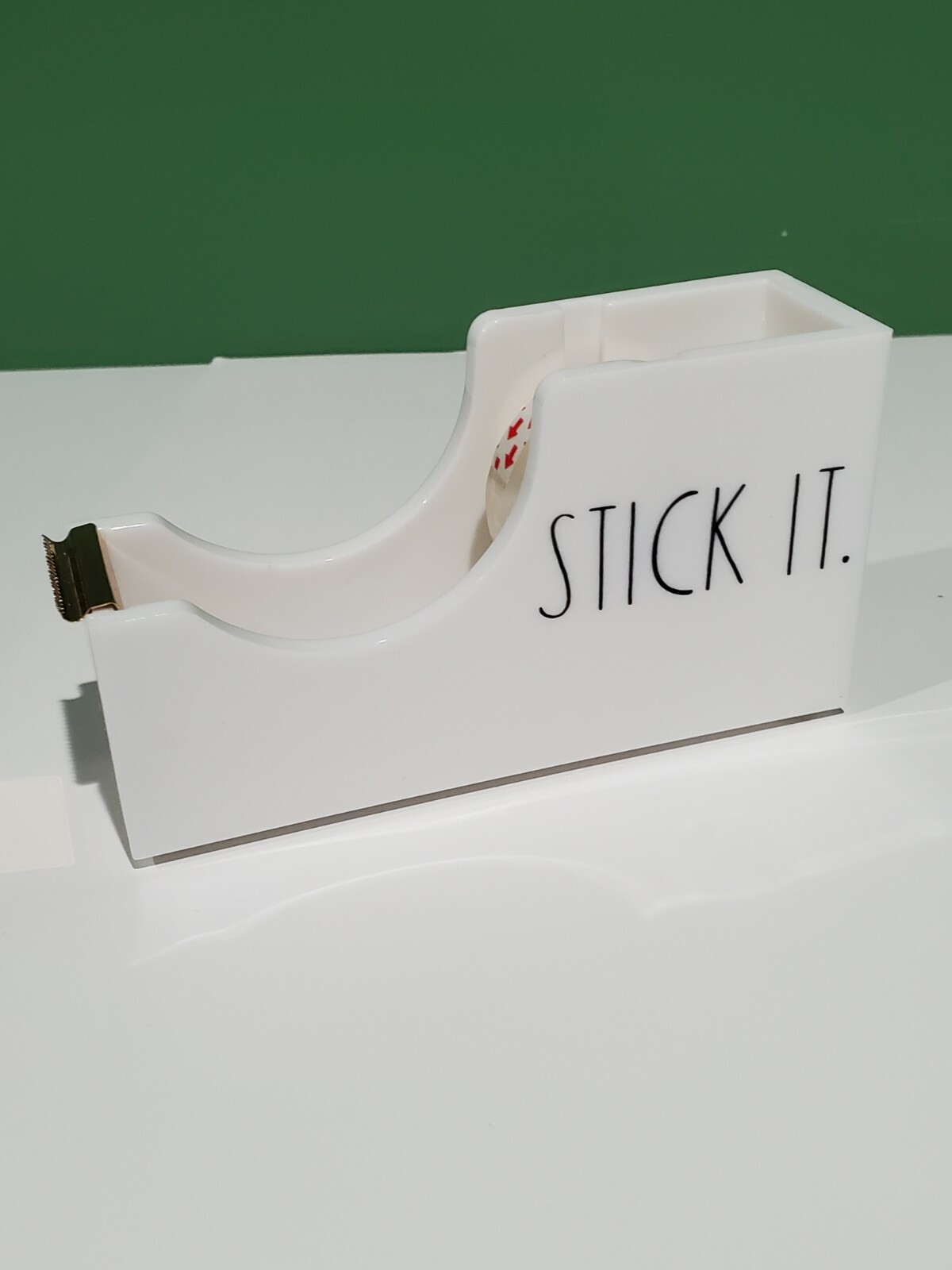 Rae Dunn “Stick It” Tape Dispenser Office Supplies HTF Brand New Fast Shipping