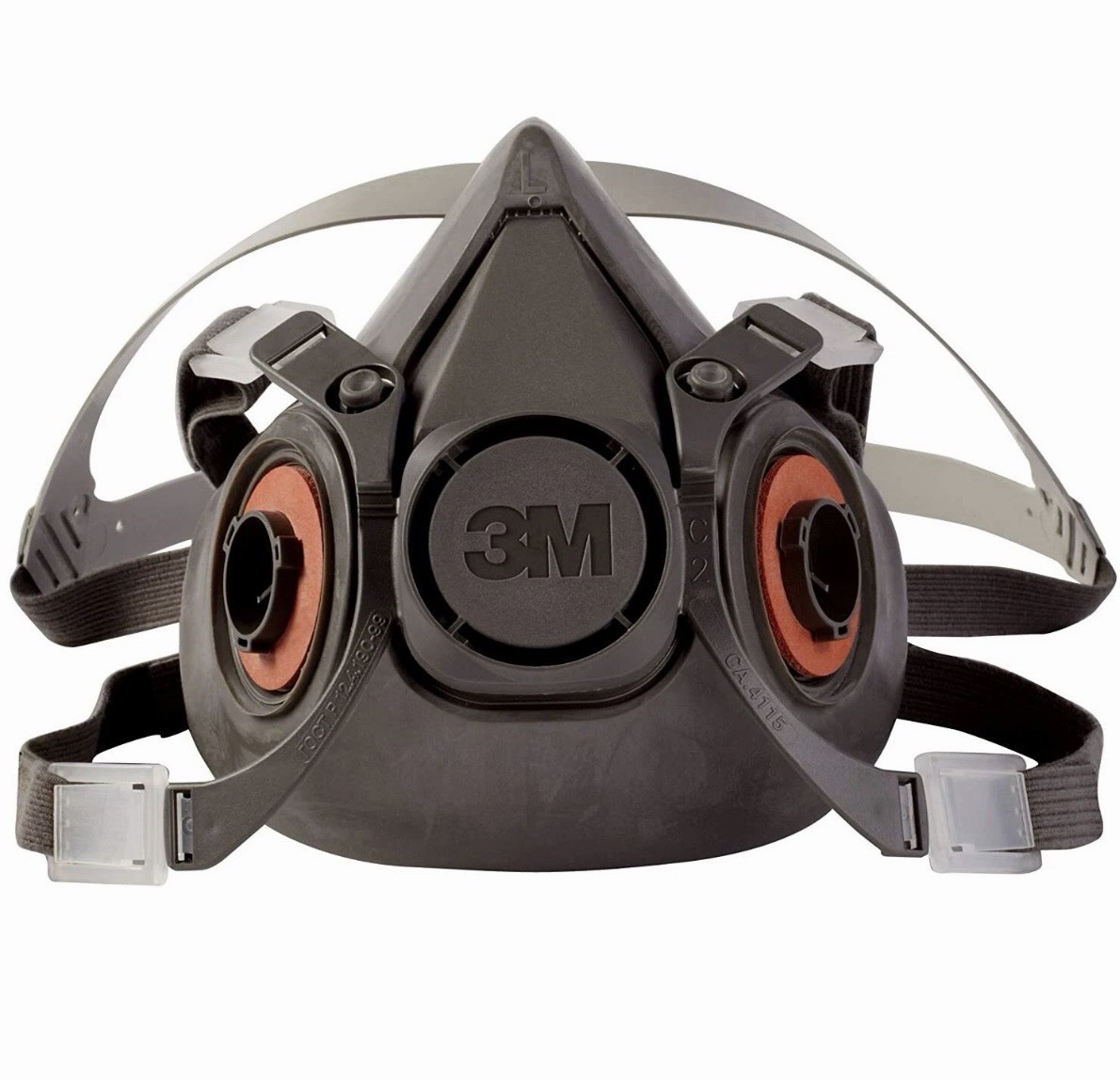 3M Medium Half Face Respirator Facepiece Mask and 2 P100 Particulate Filters New