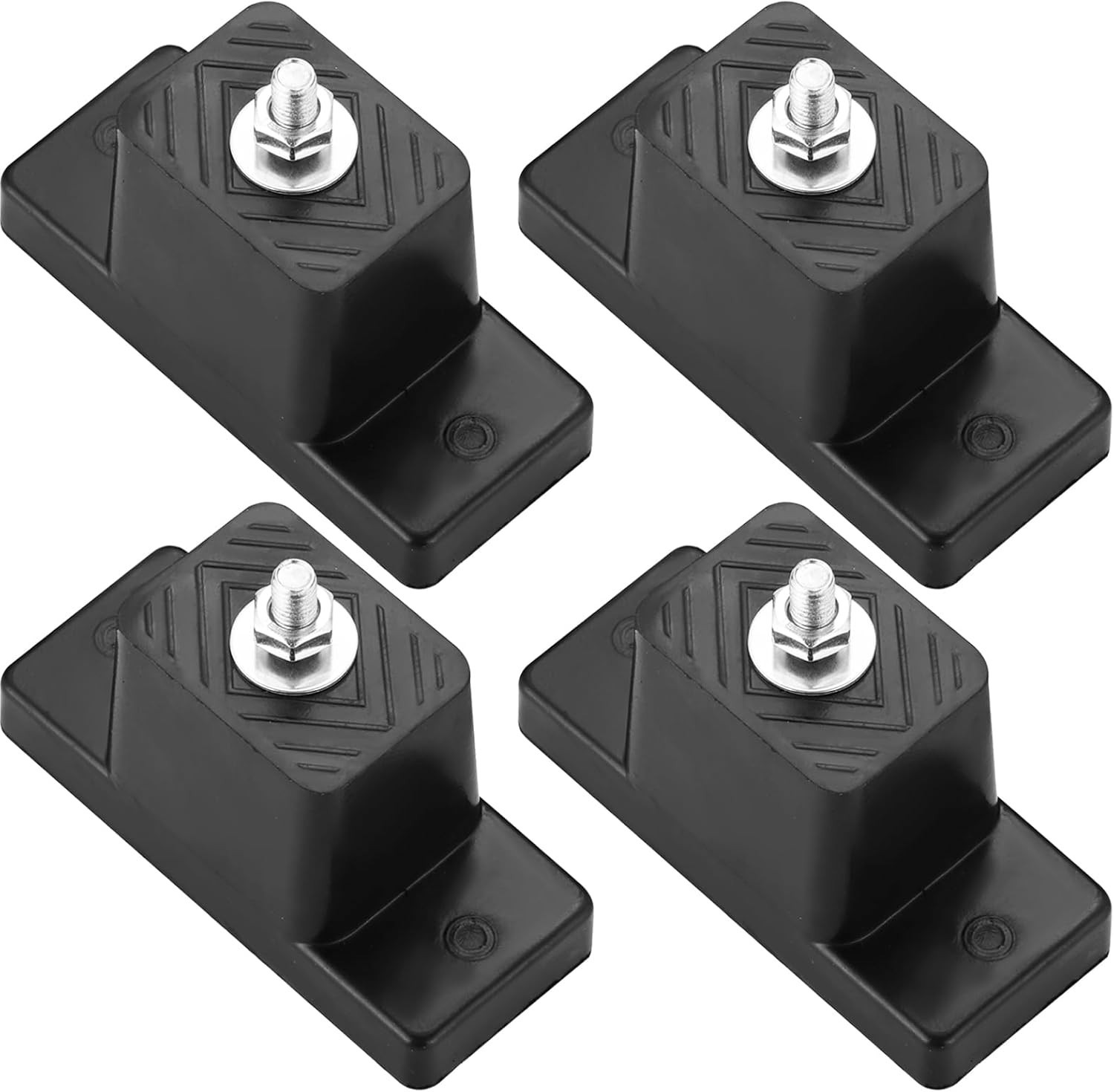 4Pack Rubber Vibration Isolator Mounting Bracket, Air Conditioner Mounting Br…
