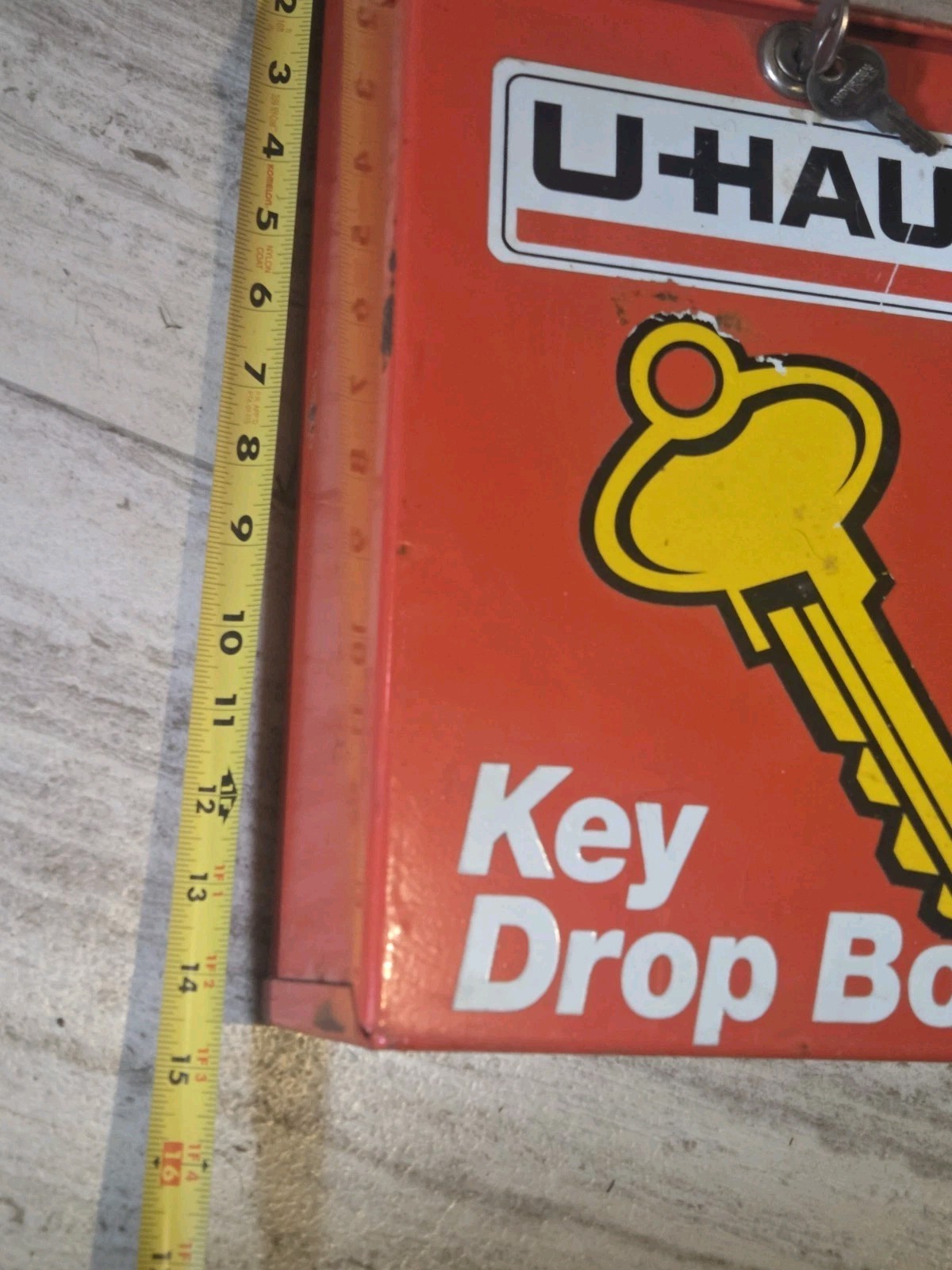 Vintage Uhaul Key Drop Box Heavy Duty Lock Box With Keys