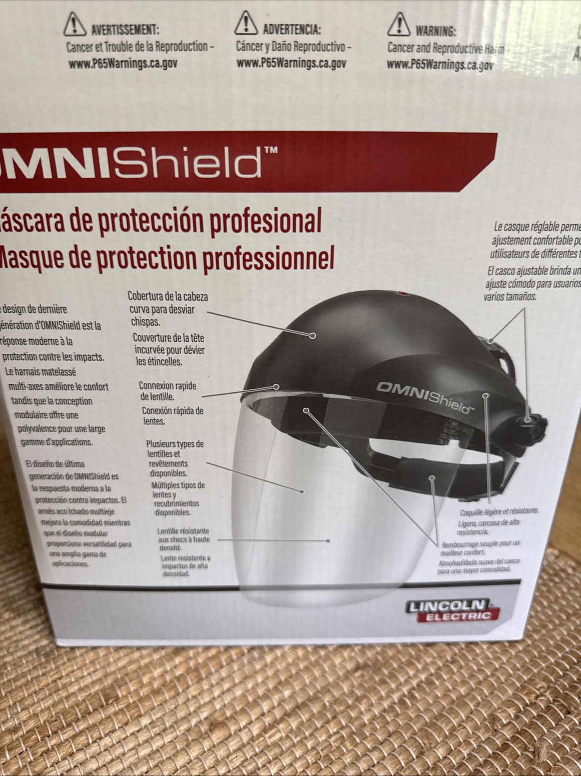 Lincoln Electric OMNIShield K3752-1 Professional Faceshield