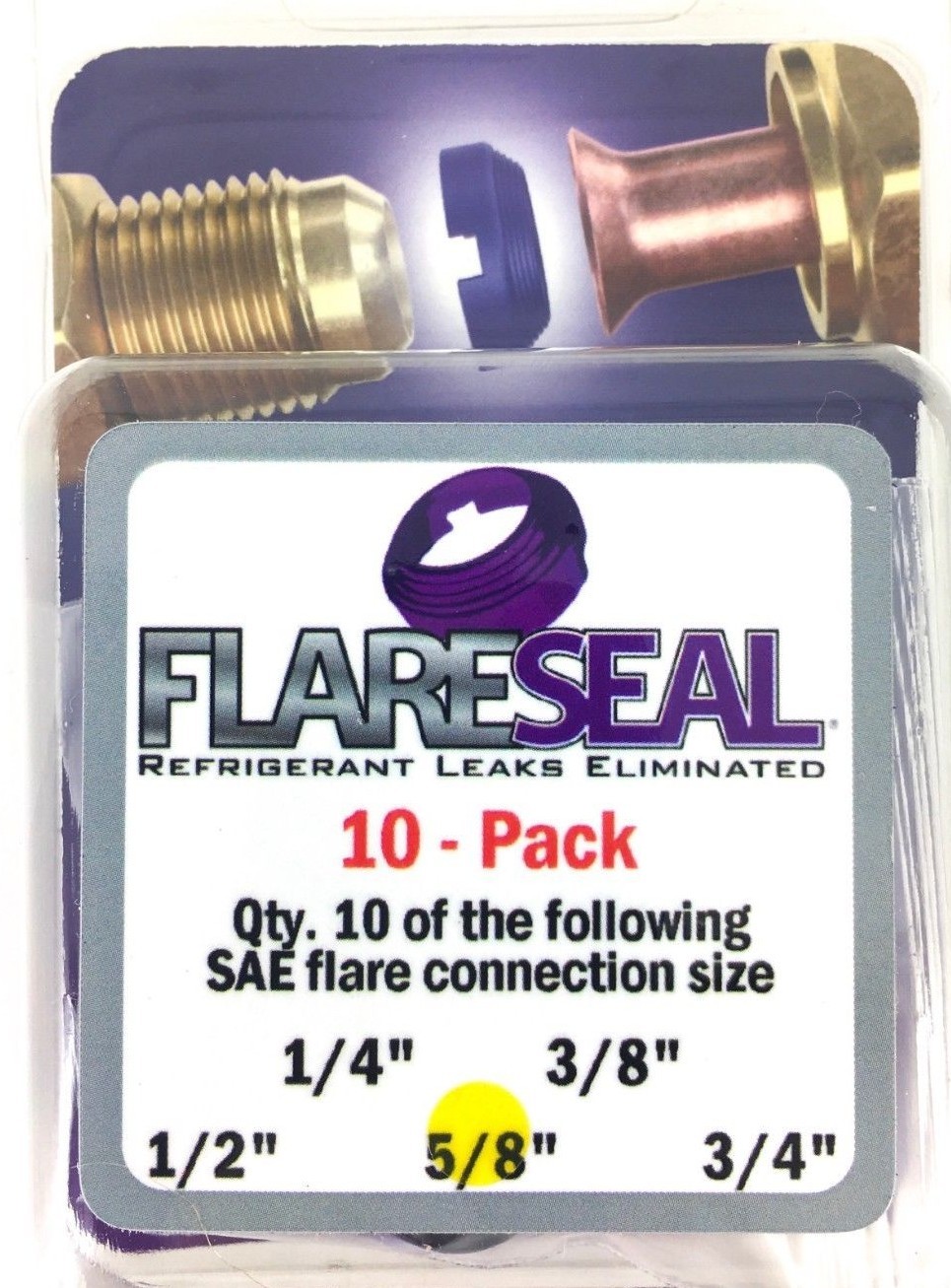 5/8″ Flare Seal Ductless Mini Split FlareSeal Gasket Stop Flare Leaks FS10-10PK