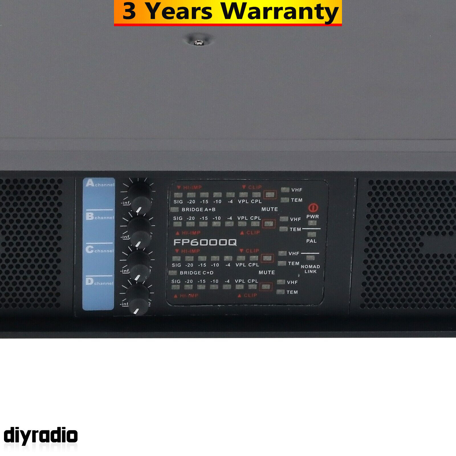 FP6000Q High Performance Switching Pro Power Amplifier Four-Channel PA Speakers