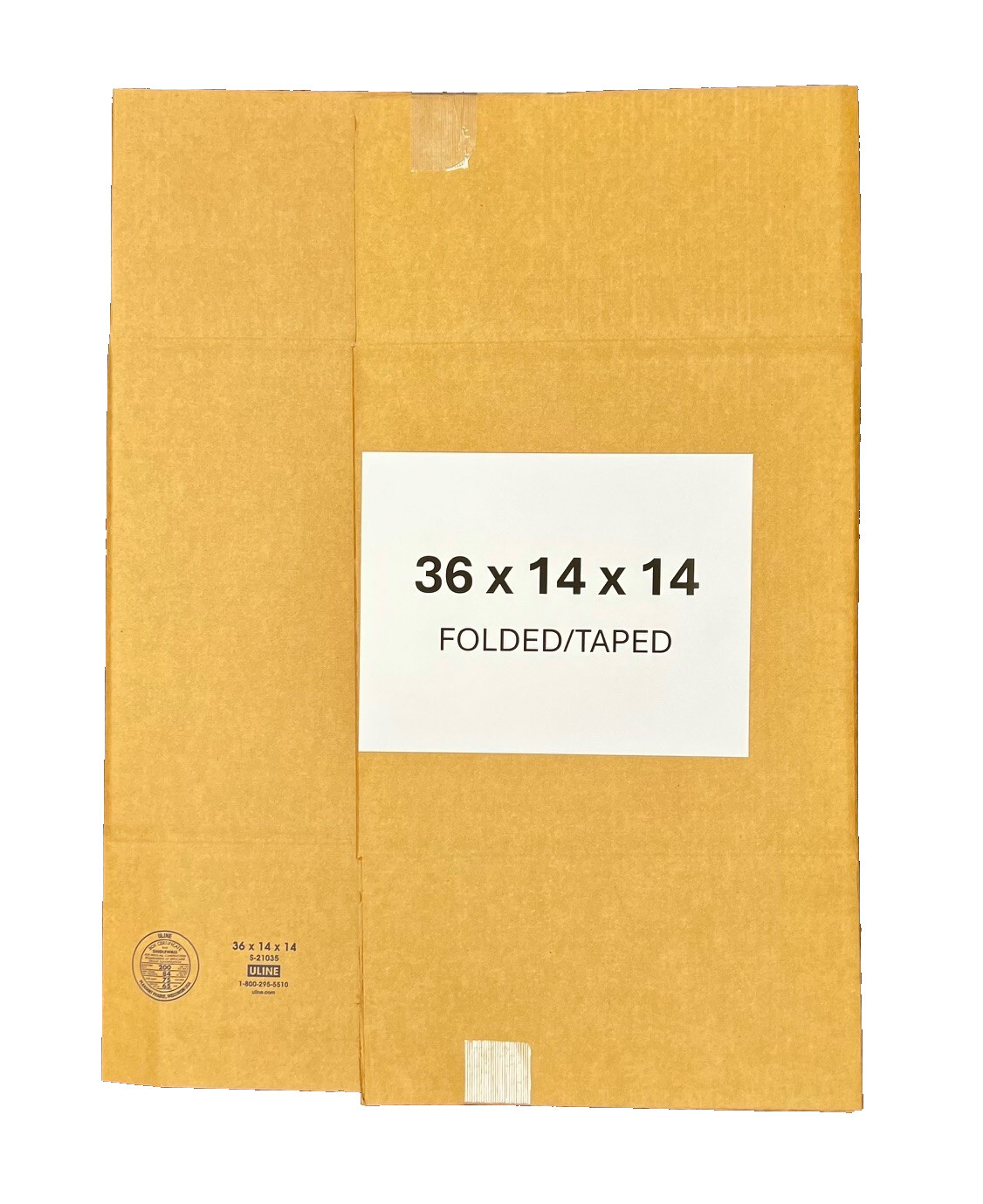 36″ x 14″ x 14″ CARDBOARD BOX – 200 lb – SINGLE BOX – LONG