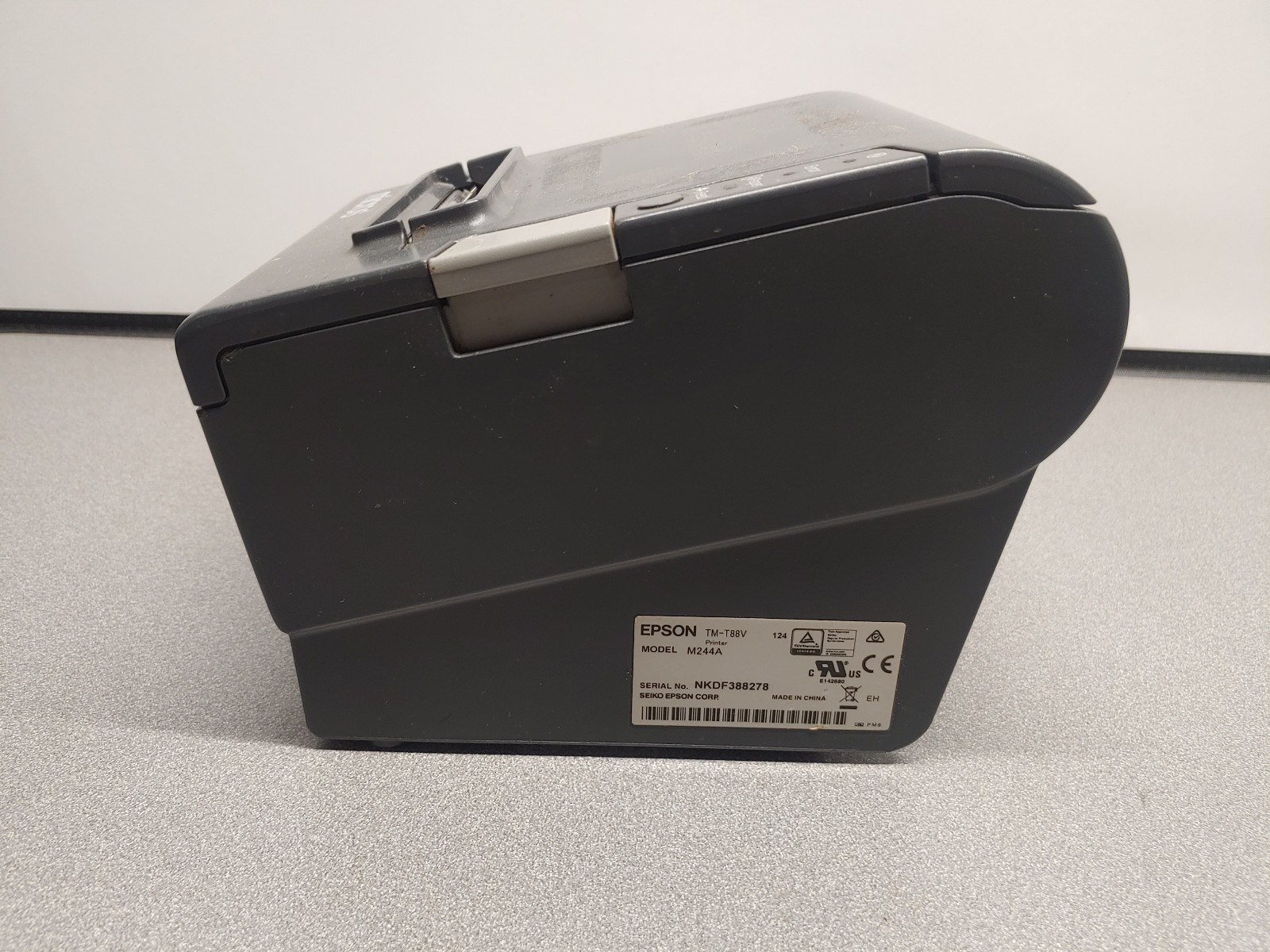 Epson TM-T88V M244A PoS Receipt Printer w/ Micros IDN Interface Card, Power Supp