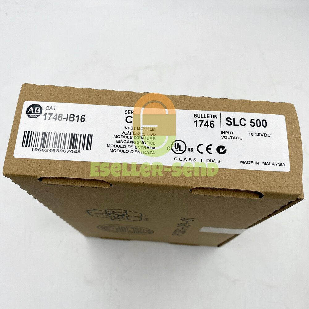 New Factory Sealed 1746-IB16 AB SER C SLC 500 Digital Input Module PLC 1746IB16