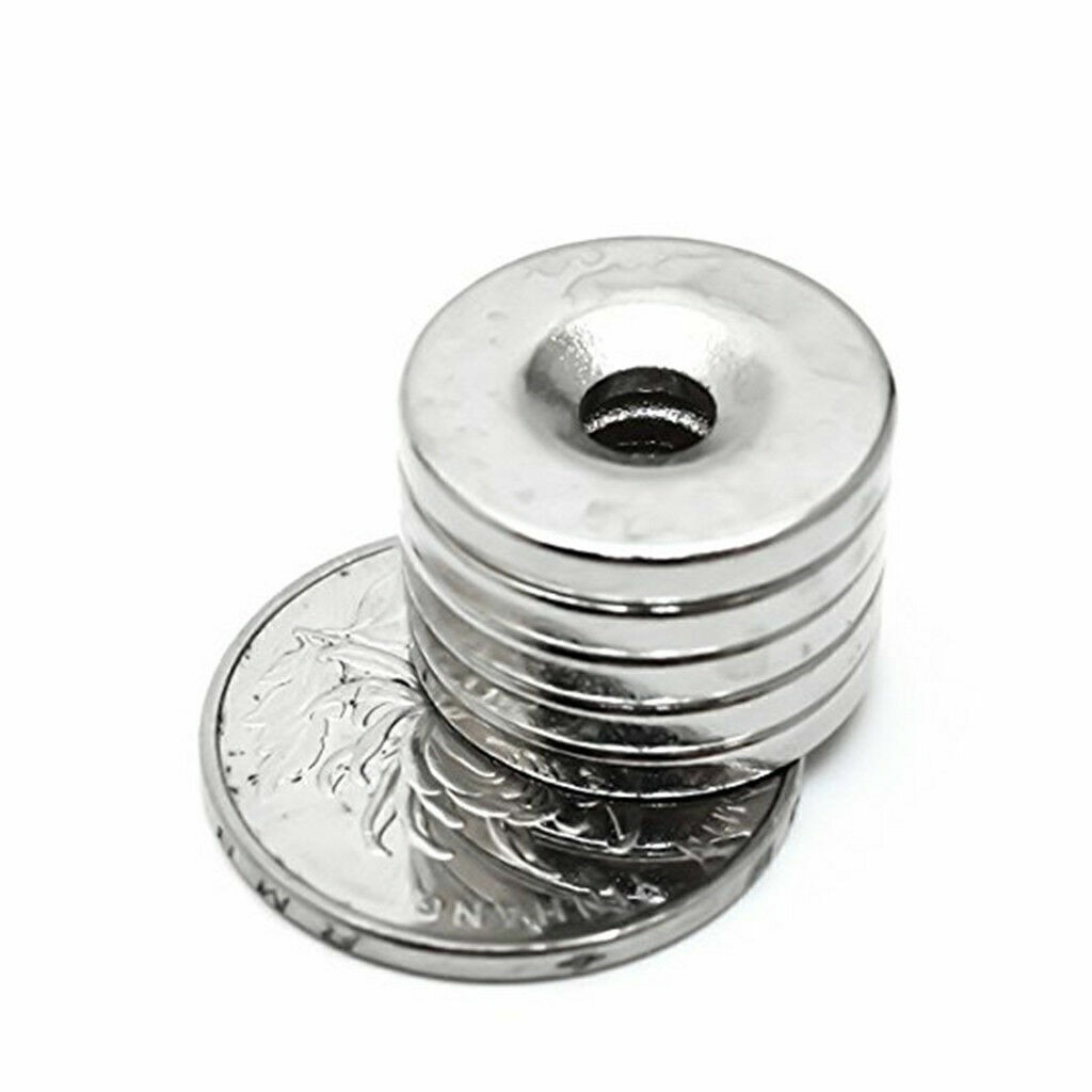 N35 Countersunk Ring Round Disc Strong Neodymium Magnets Rare Earth with Hole