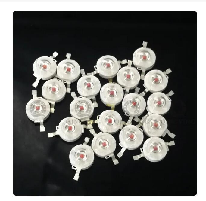 1W 3W High Power LED Chip Yellow 590-595nm Amber 595-600nm Orange 600-605nm Bulb