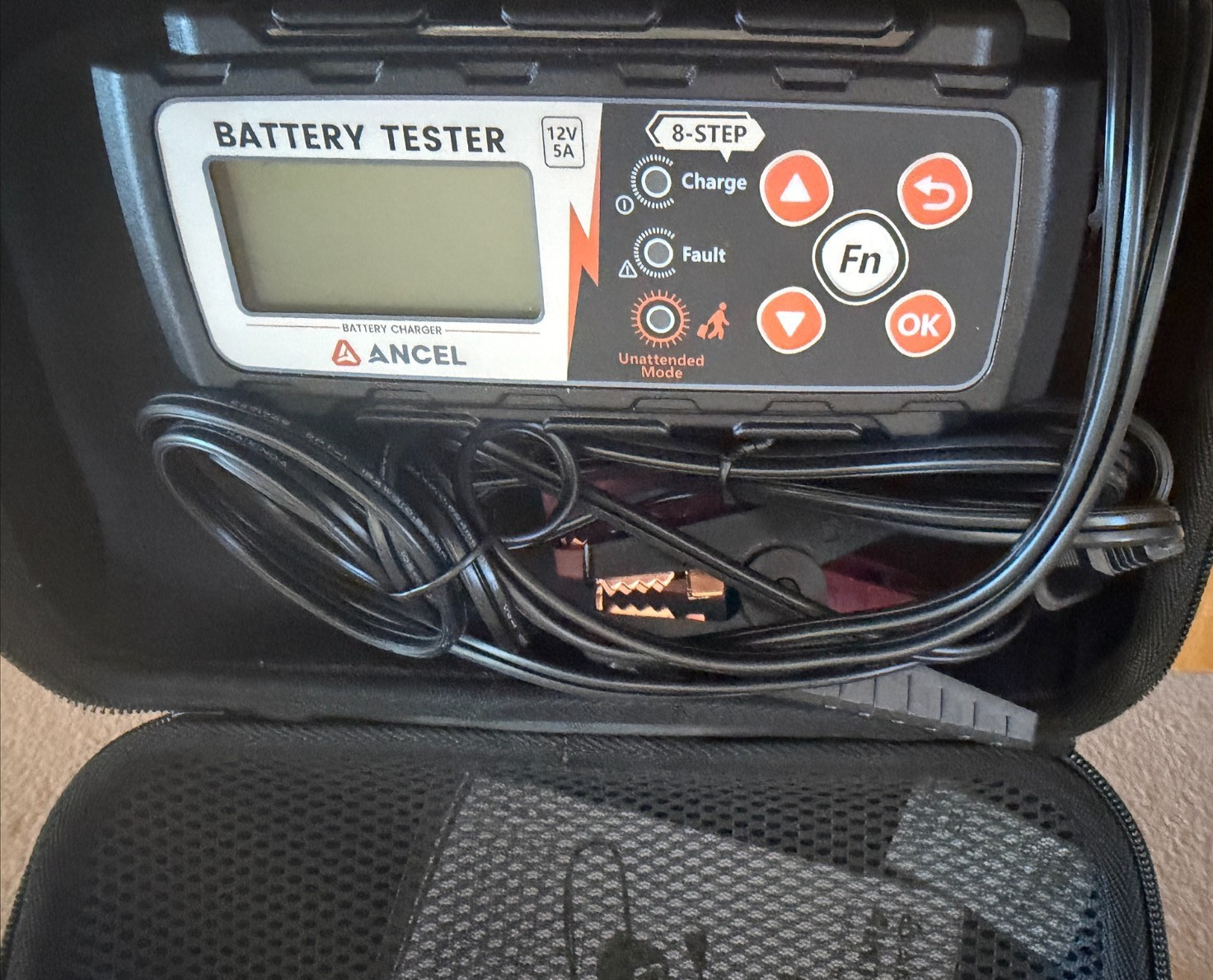 ANCEL BT521 12V Smart Battery Charger Tester 5A Maintainer Desulfator Car RV
