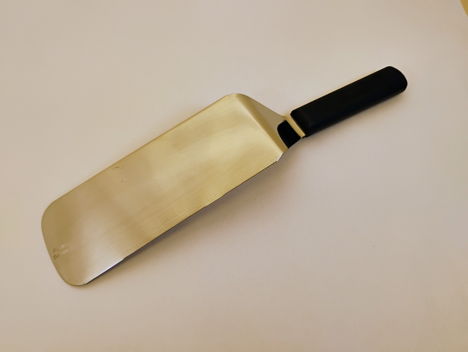Dexter USA Turner Server Spatula Black Handle 8X3 Stnls Blade S286-8 Factory2nd