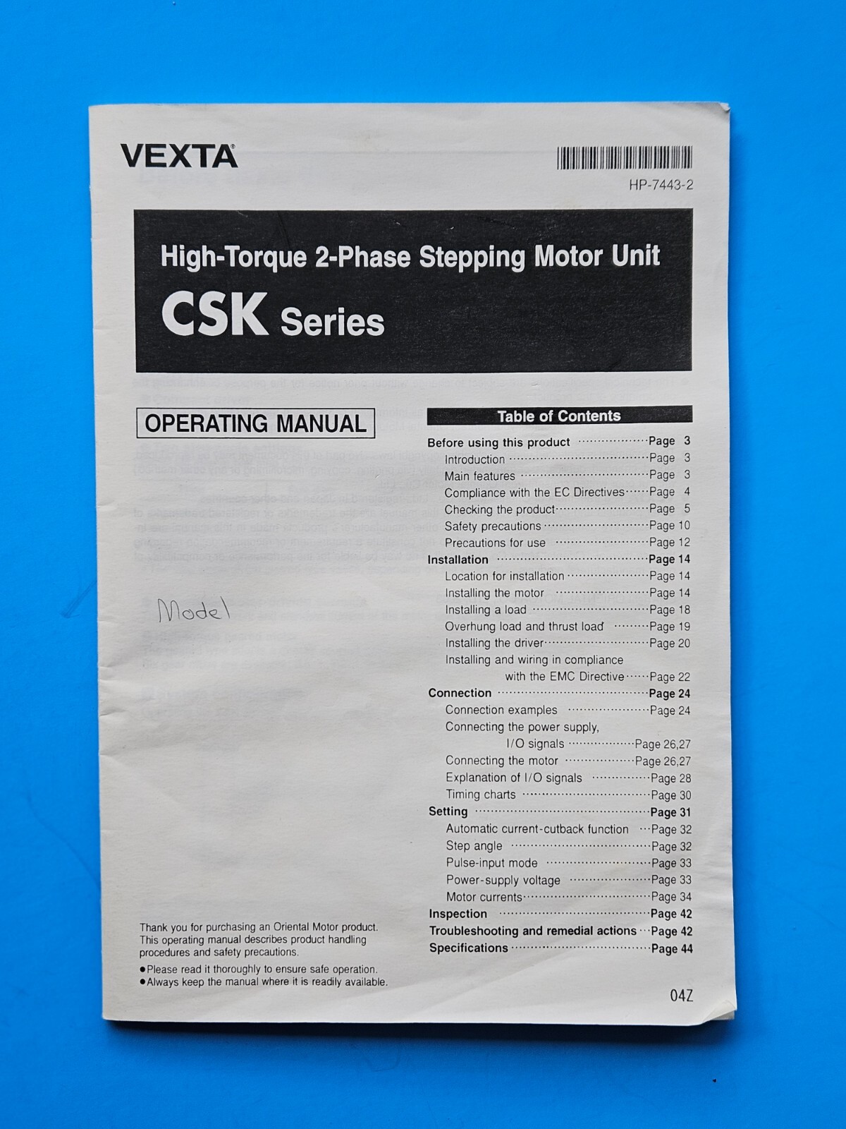 Oriental Vexta Stepper Motors & Drive Bundle